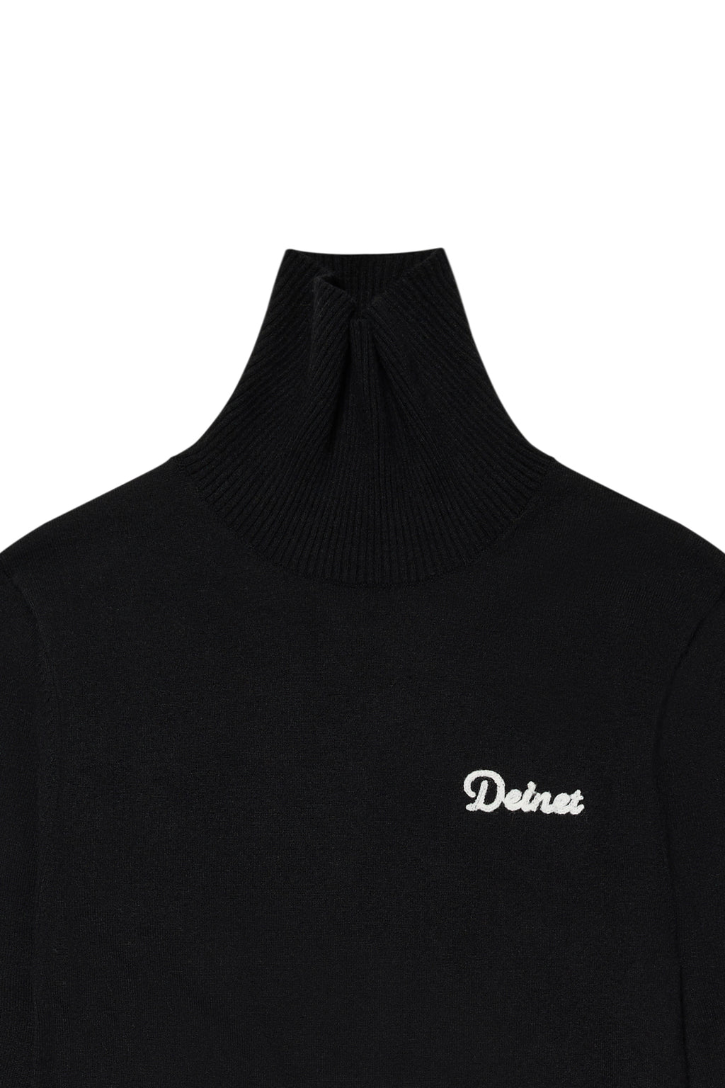 Deinet - Turtleneck Slim Knit Top (Black) product image 6 | TRAB K-Fashion Australia