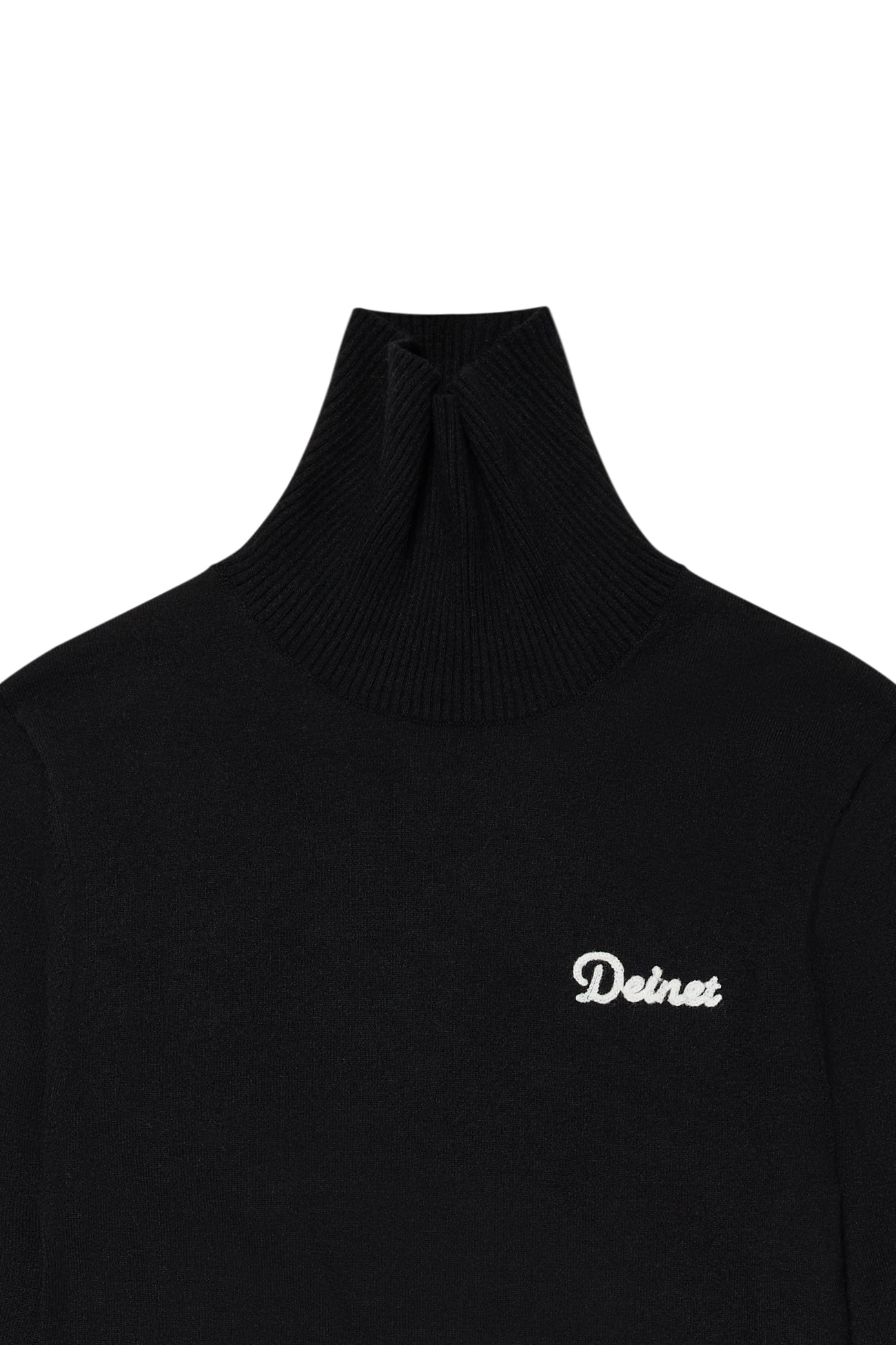 Deinet - Turtleneck Slim Knit Top (Black) product image 6 | TRAB K-Fashion Australia
