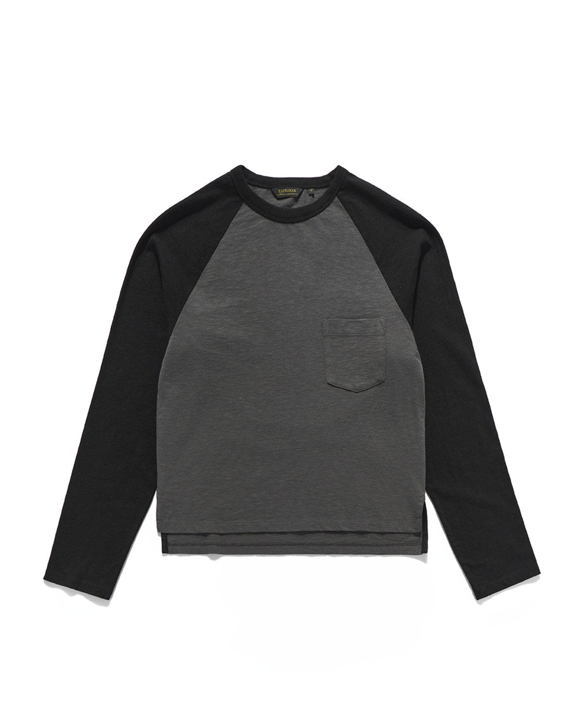 Eastlogue - Raglan Ringer L.s T-shirts (Black & Charcoal) product image 2 | TRAB K-Fashion Australia