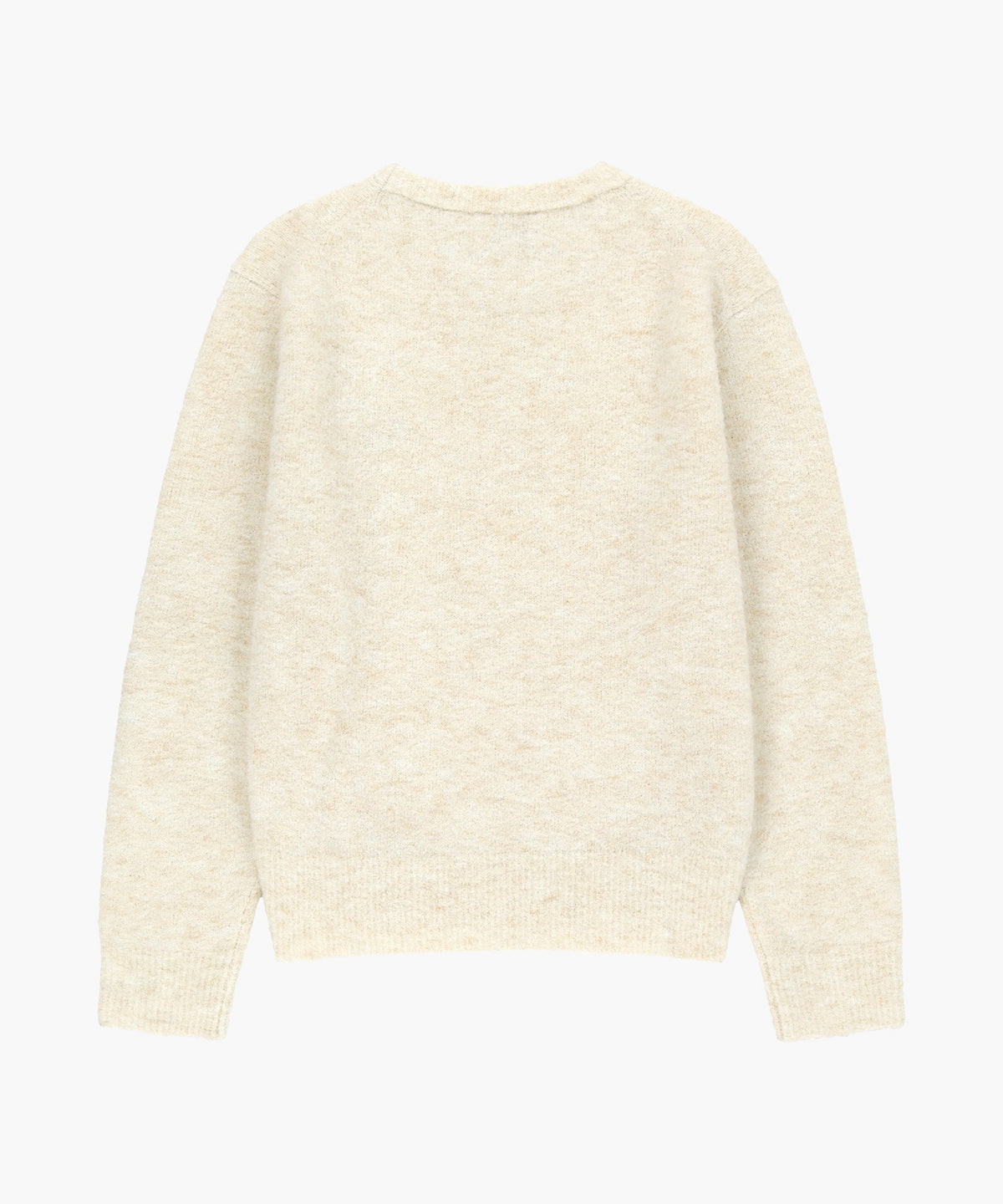 Marithe & Francois Girbaud - Small Classic Logo Boucle Knit Pullover (Ivory) product image 6 | TRAB K-Fashion Australia
