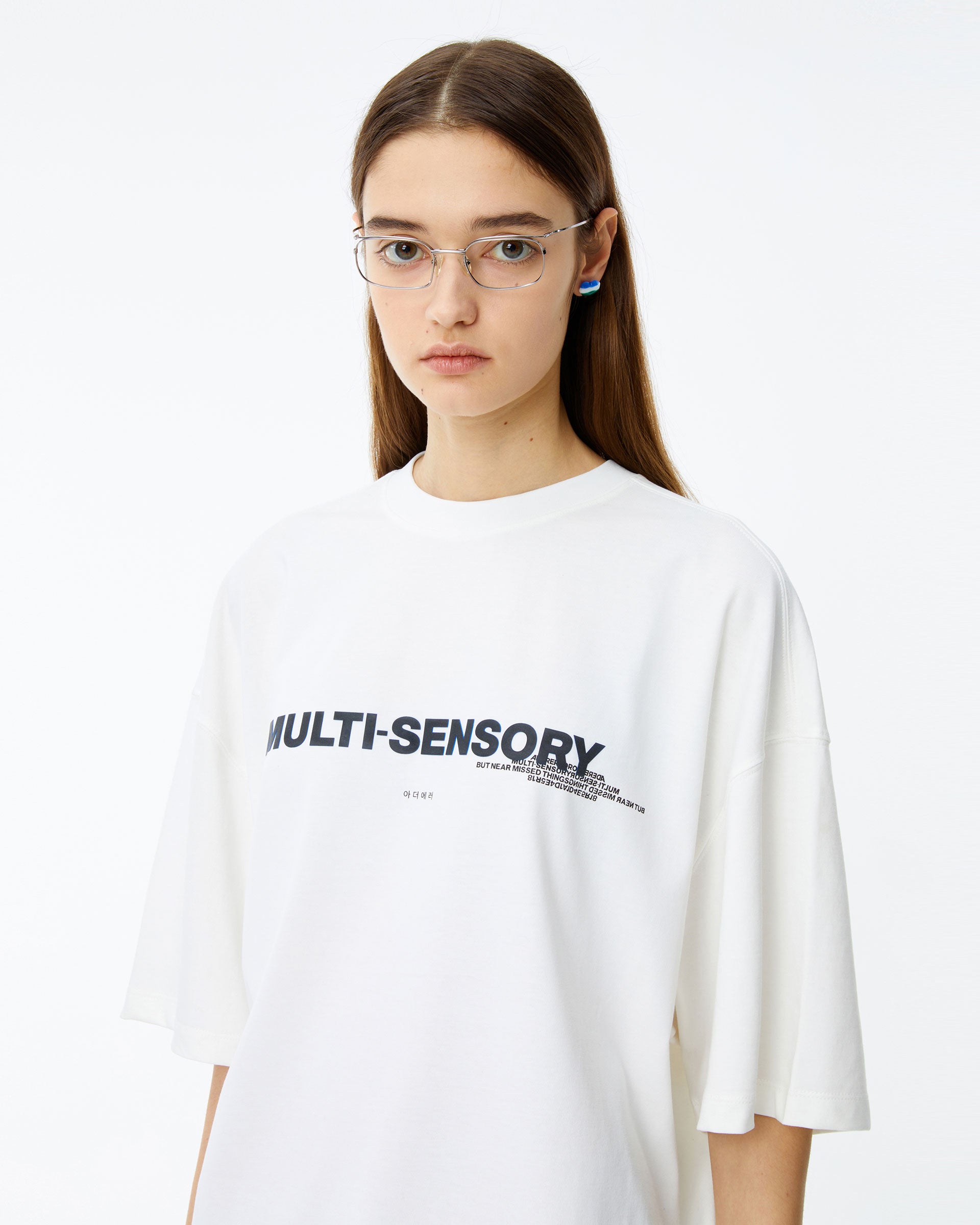 Ader Error - Multi sensory t-shirt (Off white) product image 2 | TRAB K-Fashion Australia