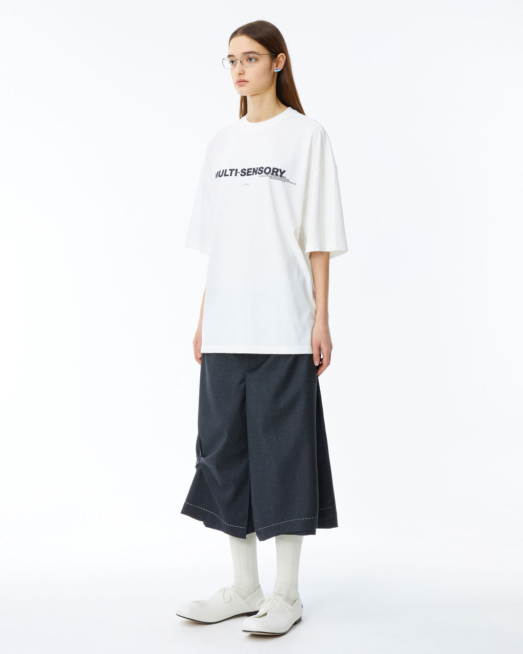 Ader Error - Multi sensory t-shirt (Off white) product image 4 | TRAB K-Fashion Australia
