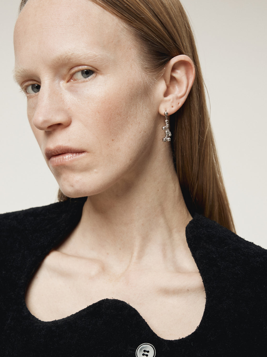 Recto - Rc Signature Curved Neck Long Jacket (Black) product image 9 | TRAB K-Fashion Australia