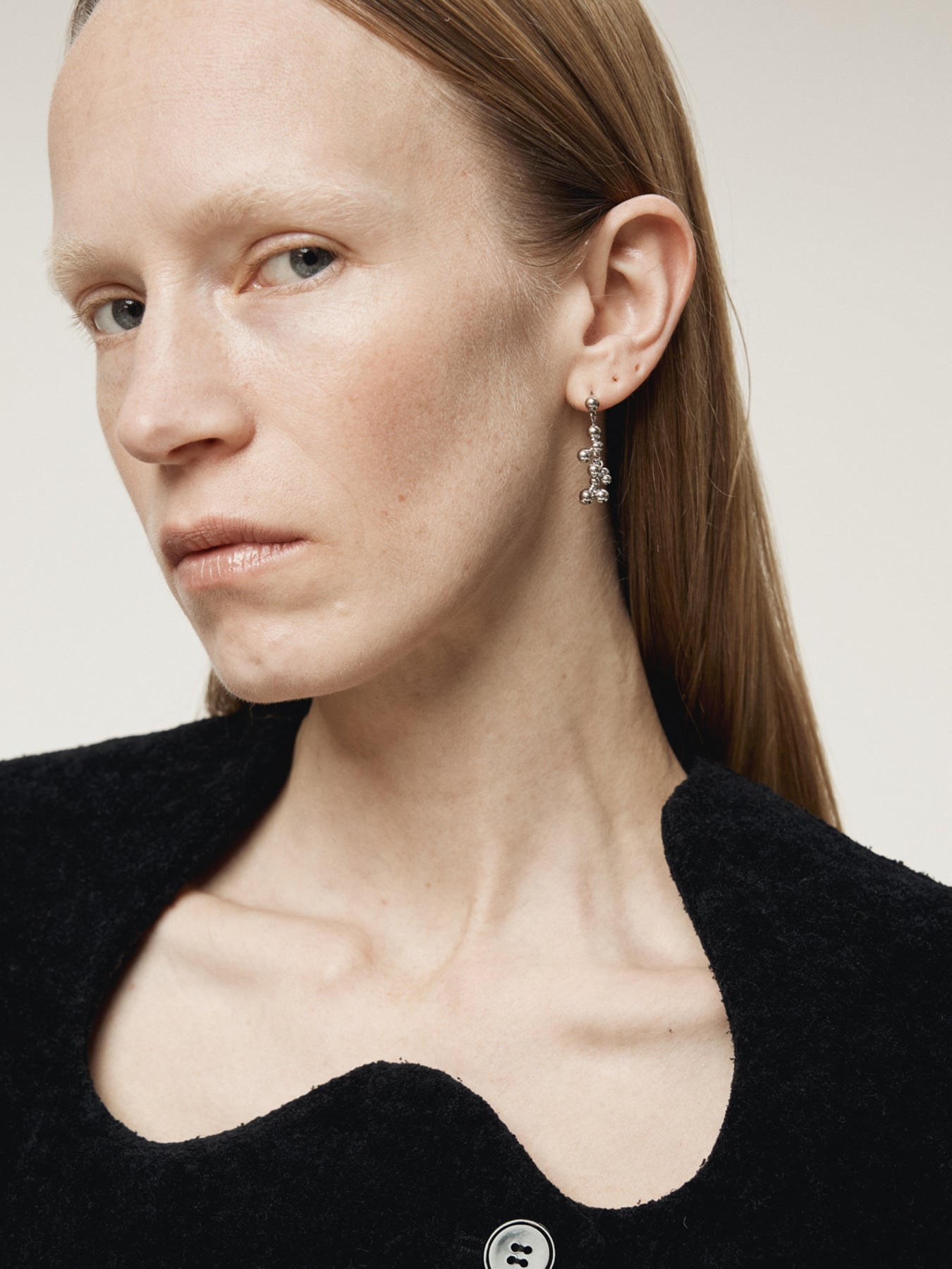 Recto - Rc Signature Curved Neck Long Jacket (Black) product image 9 | TRAB K-Fashion Australia