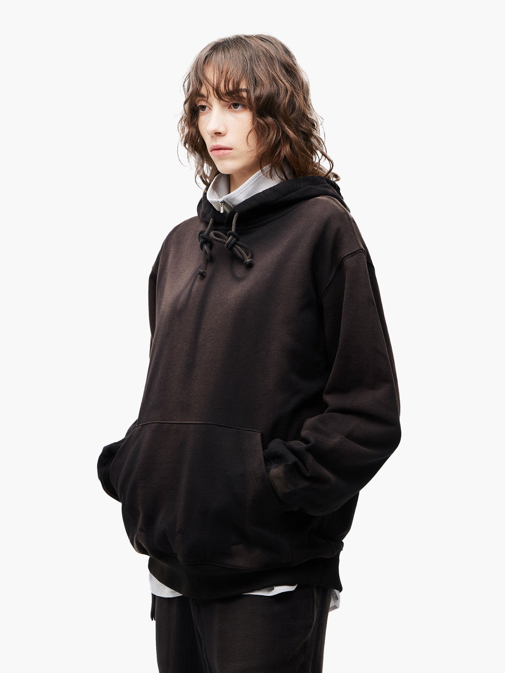 Jiyong Kim - Sun-Bleached Hoodie (Black) product image 4 | TRAB K-Fashion Australia