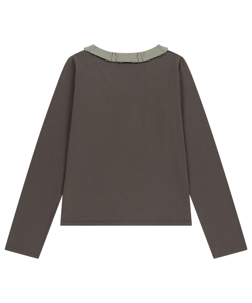 Coyseio - Strap Long Sleeve (Brown) product image 9 | TRAB K-Fashion Australia