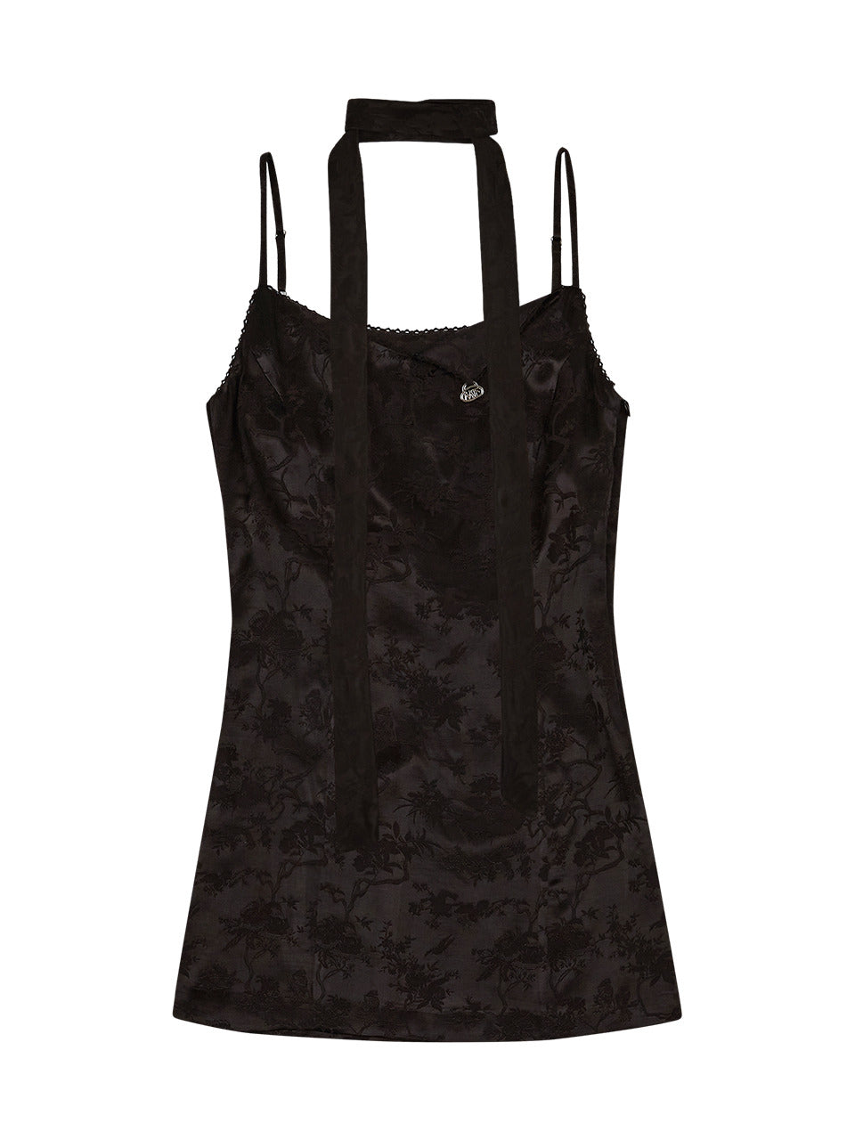 Margarin Fingers - Scarf Slip One-Piece (Black) product image 2 | TRAB K-Fashion Australia
