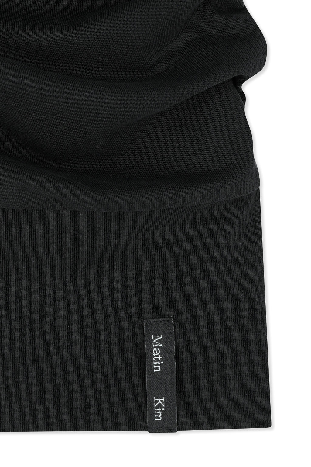 Matin Kim - Draped Asymmetric Sleeveless Top (Black) product image 4 | TRAB K-Fashion Australia