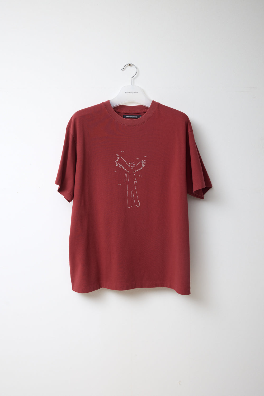 Hatchingroom - Angel Flash Man Tee 1/2 Bleached (Red) product image 1 | TRAB K-Fashion Australia