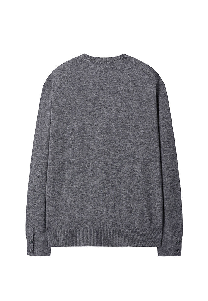 Art if acts - Liam Henley Sweater (Stone) product image 6 | TRAB K-Fashion Australia