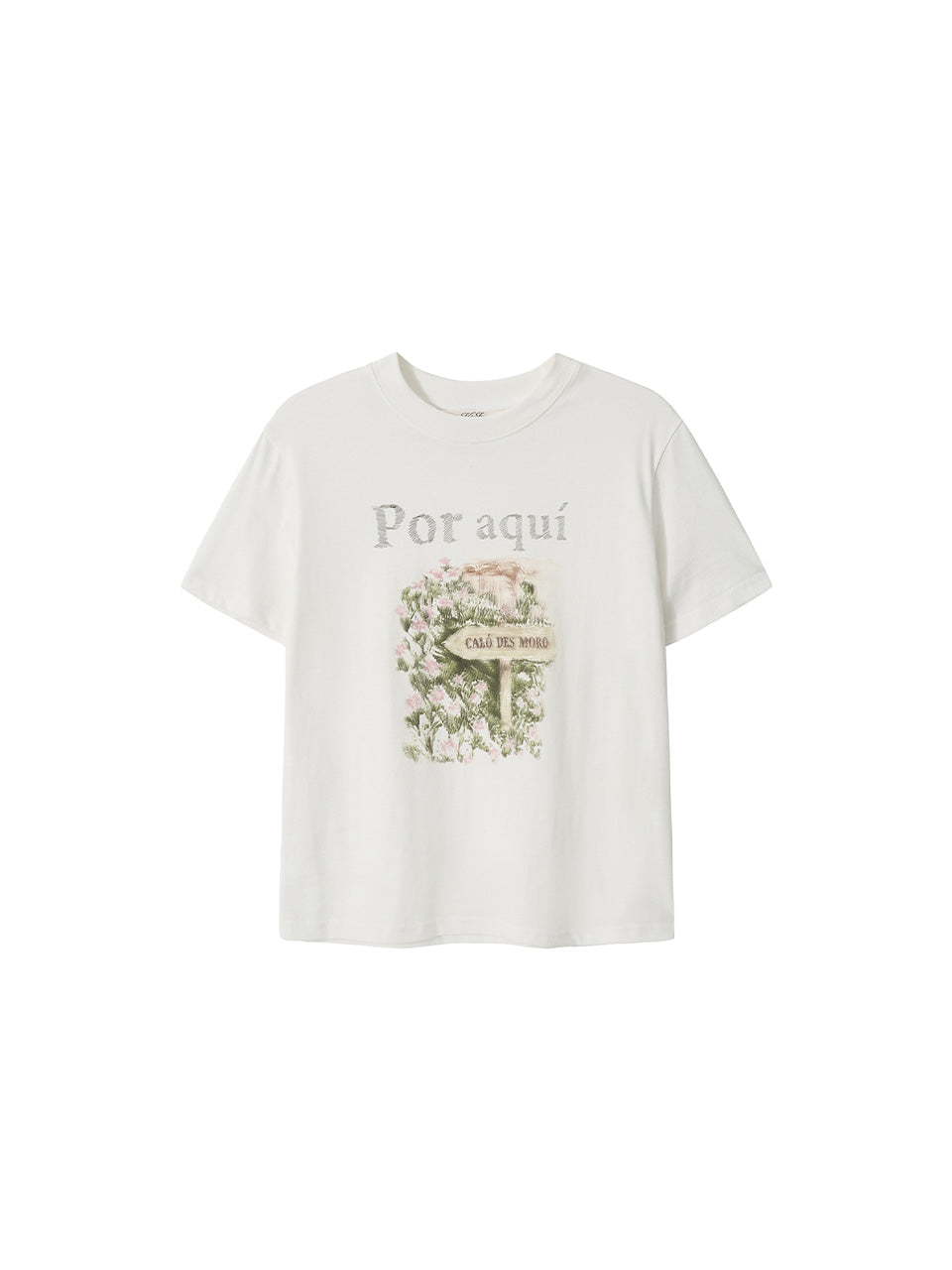 Kijun - Por Aqui Tee (Off-White) product image 6 | TRAB K-Fashion Australia