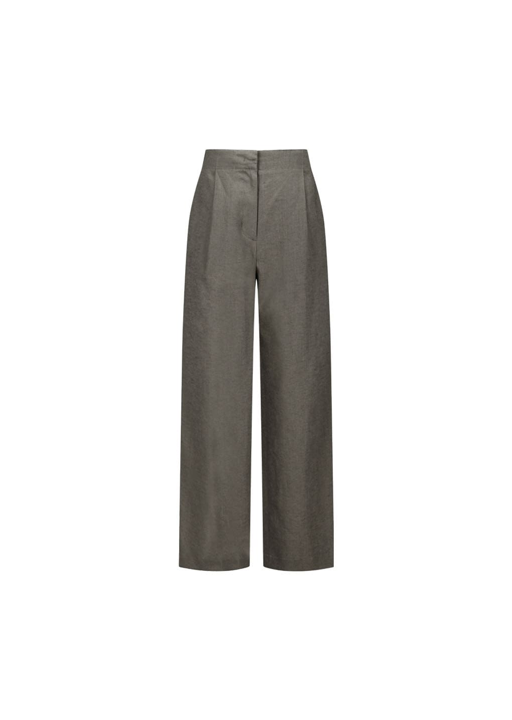 Amomento - [Pre-Order] Linen Tuck Pants (Khaki) product image 6 | TRAB K-Fashion Australia