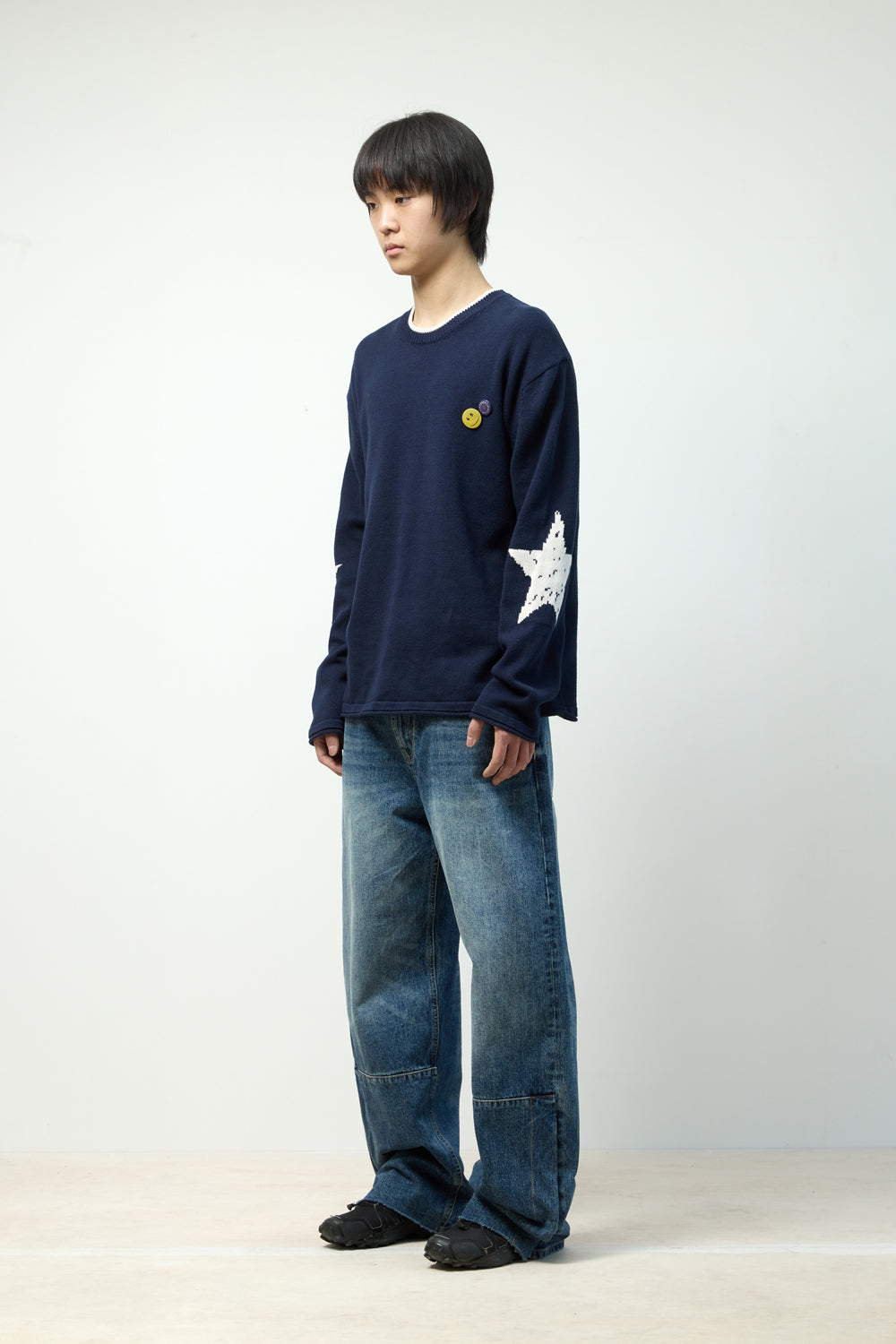 Hatchingroom - Stars Knit Dark (Navy) product image 10 | TRAB K-Fashion Australia