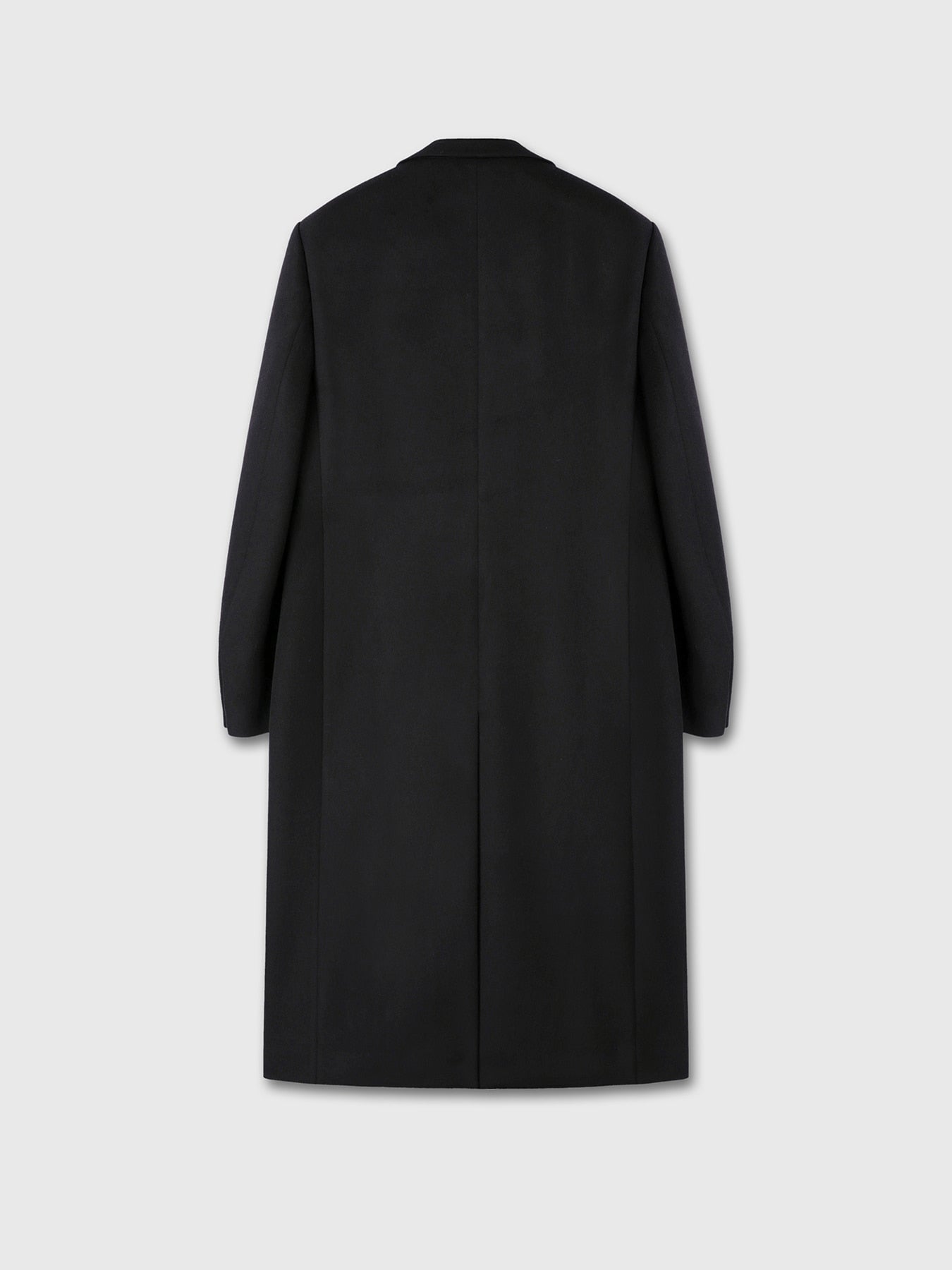 Tonywack - Wool And Cashmere Tailored Wrap Coat (Black) product image 12 | TRAB K-Fashion Australia