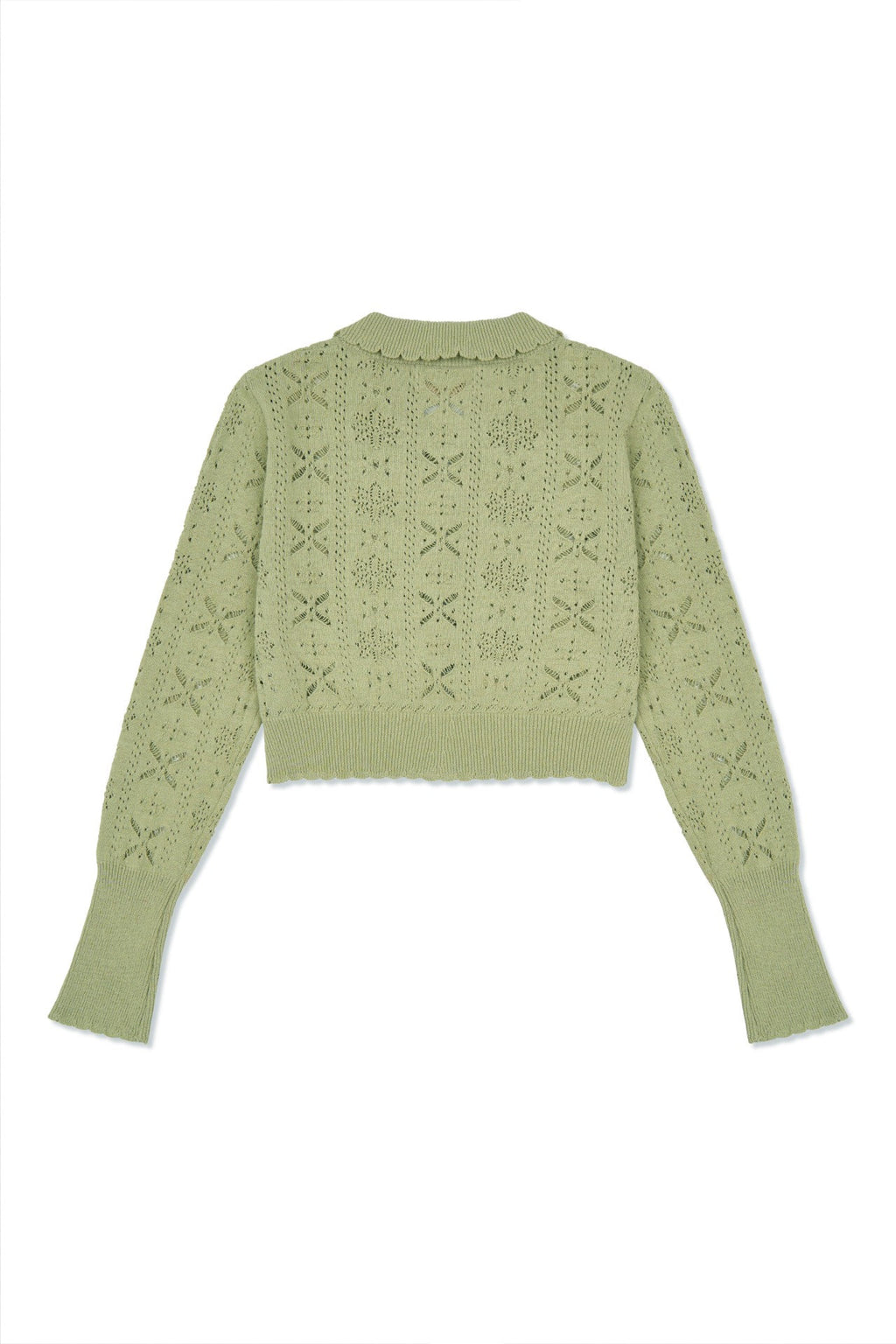 Ioedle - Flower Bomb Knit Cardigan (Olive) product image 4 | TRAB K-Fashion Australia