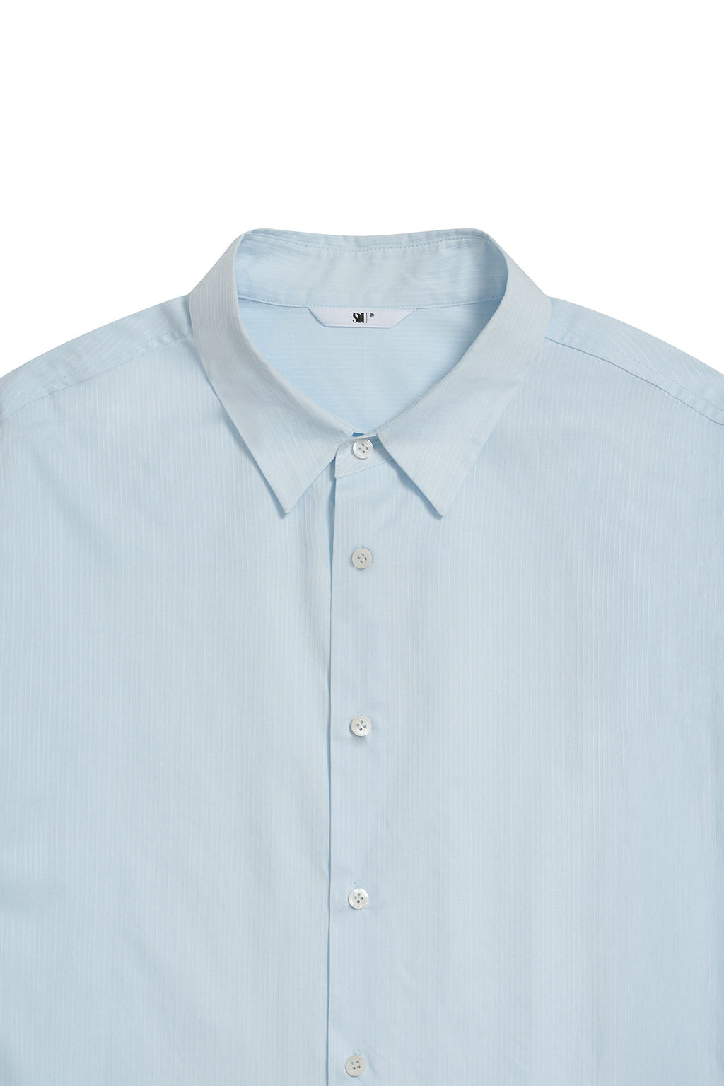 STU - Stripe Crop Shirt (Sky Blue) product image 19 | TRAB K-Fashion Australia
