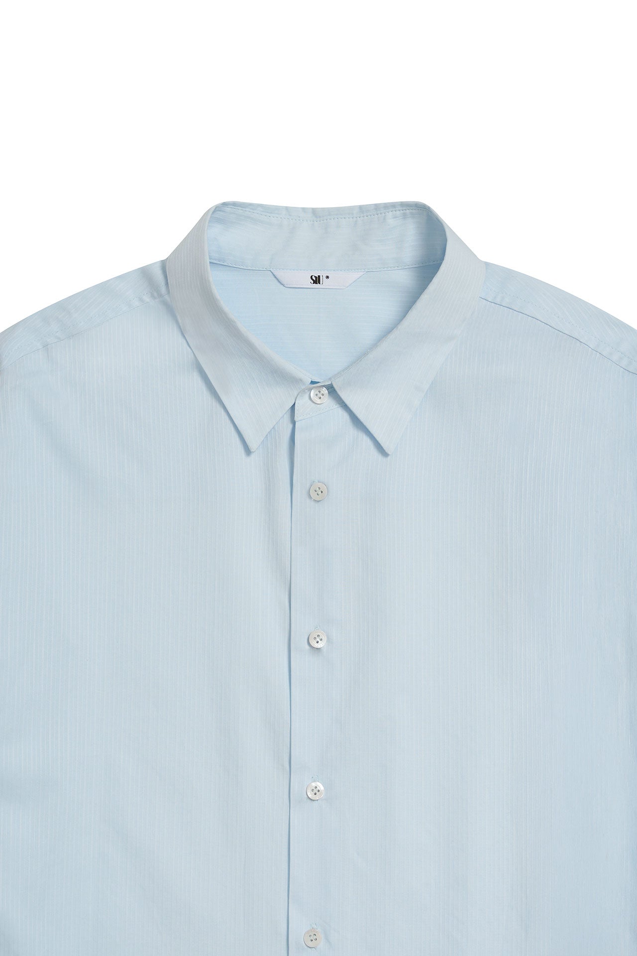 STU - Stripe Crop Shirt (Sky Blue) product image 19 | TRAB K-Fashion Australia