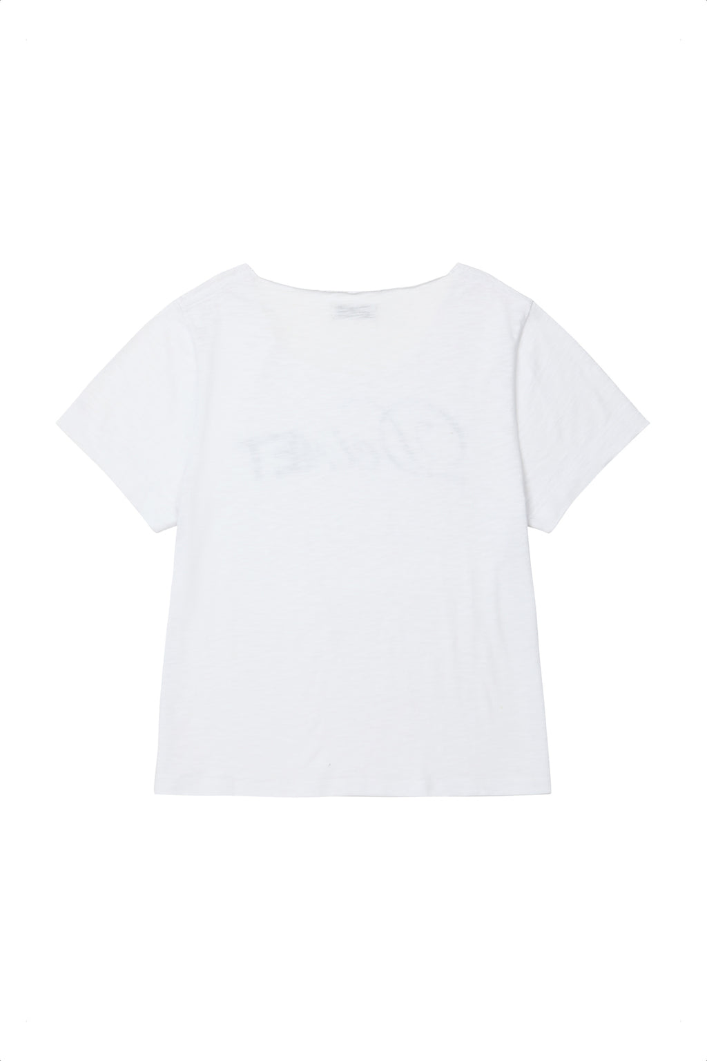 Deinet - Off Shoulder Graphic T-Shirt (White) product image 2 | TRAB K-Fashion Australia