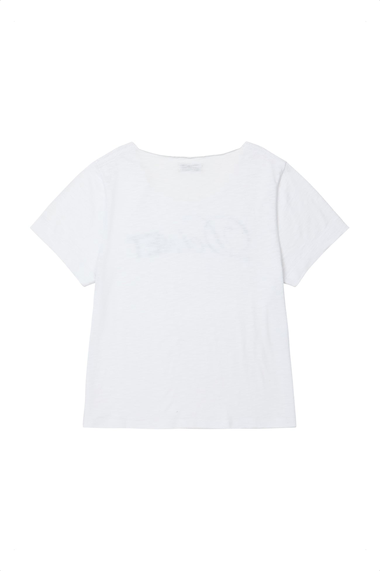 Deinet - Off Shoulder Graphic T-Shirt (White) product image 2 | TRAB K-Fashion Australia