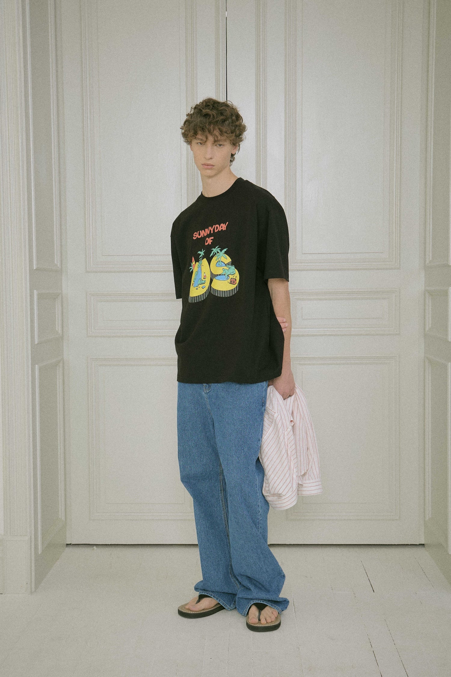 STU - Us Printing T-Shirt (Black) product image 9 | TRAB K-Fashion Australia