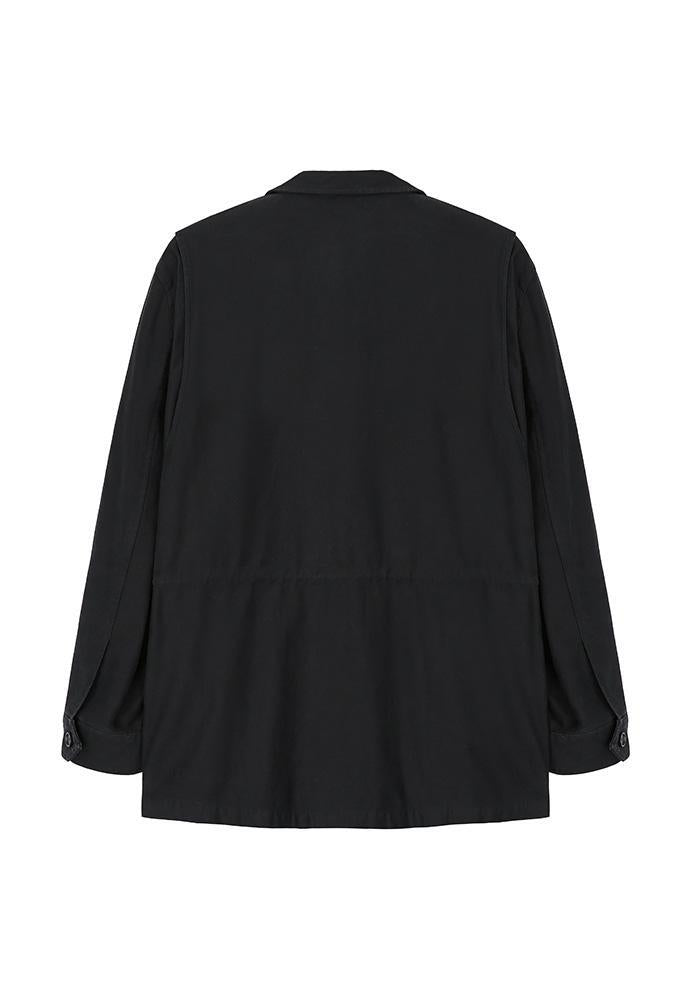 Art if acts - Back satin Garment Field Jacket (Vintage Black) product image 8 | TRAB K-Fashion Australia