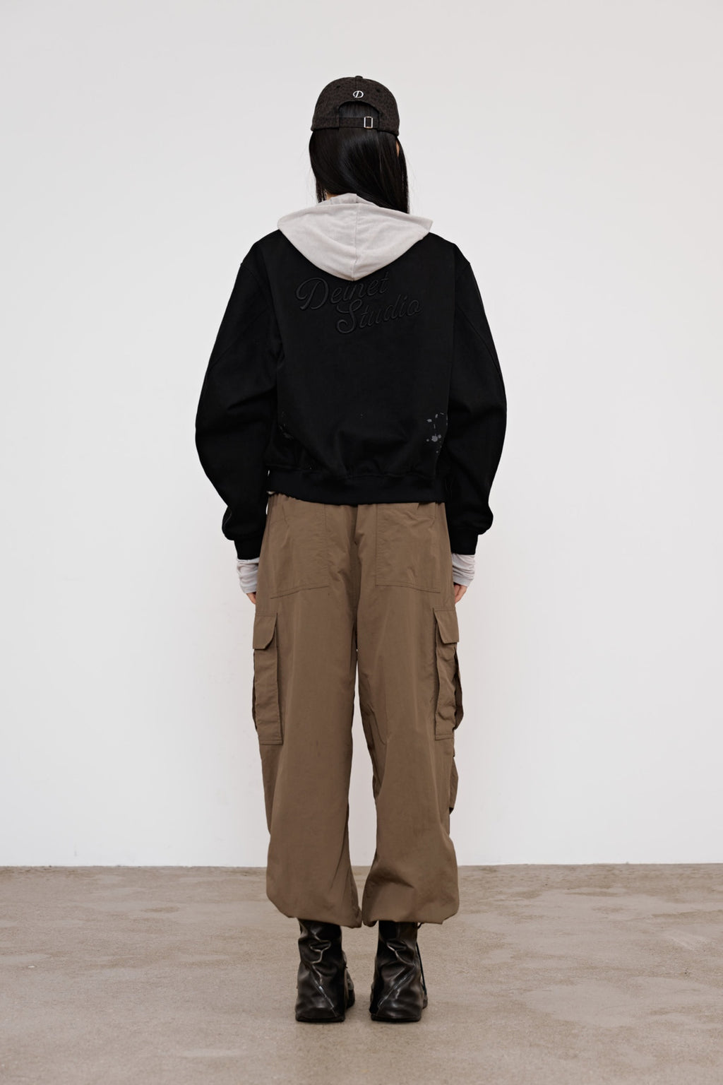 Deinet - Paint Stud Cotton Ma1 (Black) product image 3 | TRAB K-Fashion Australia