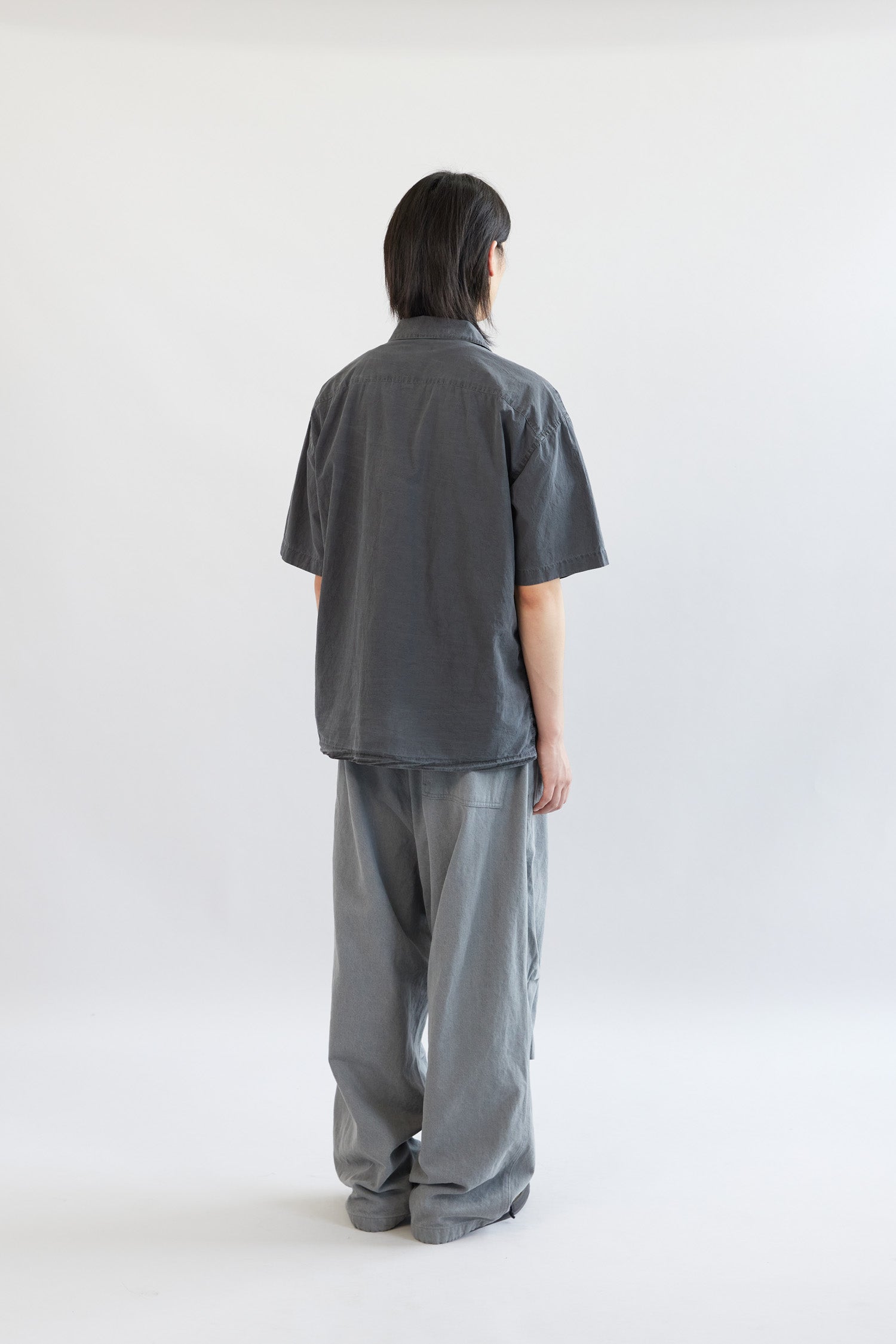 Hatchingroom - Dyed Box Shirt Crease (Charcoal) product image 7 | TRAB K-Fashion Australia