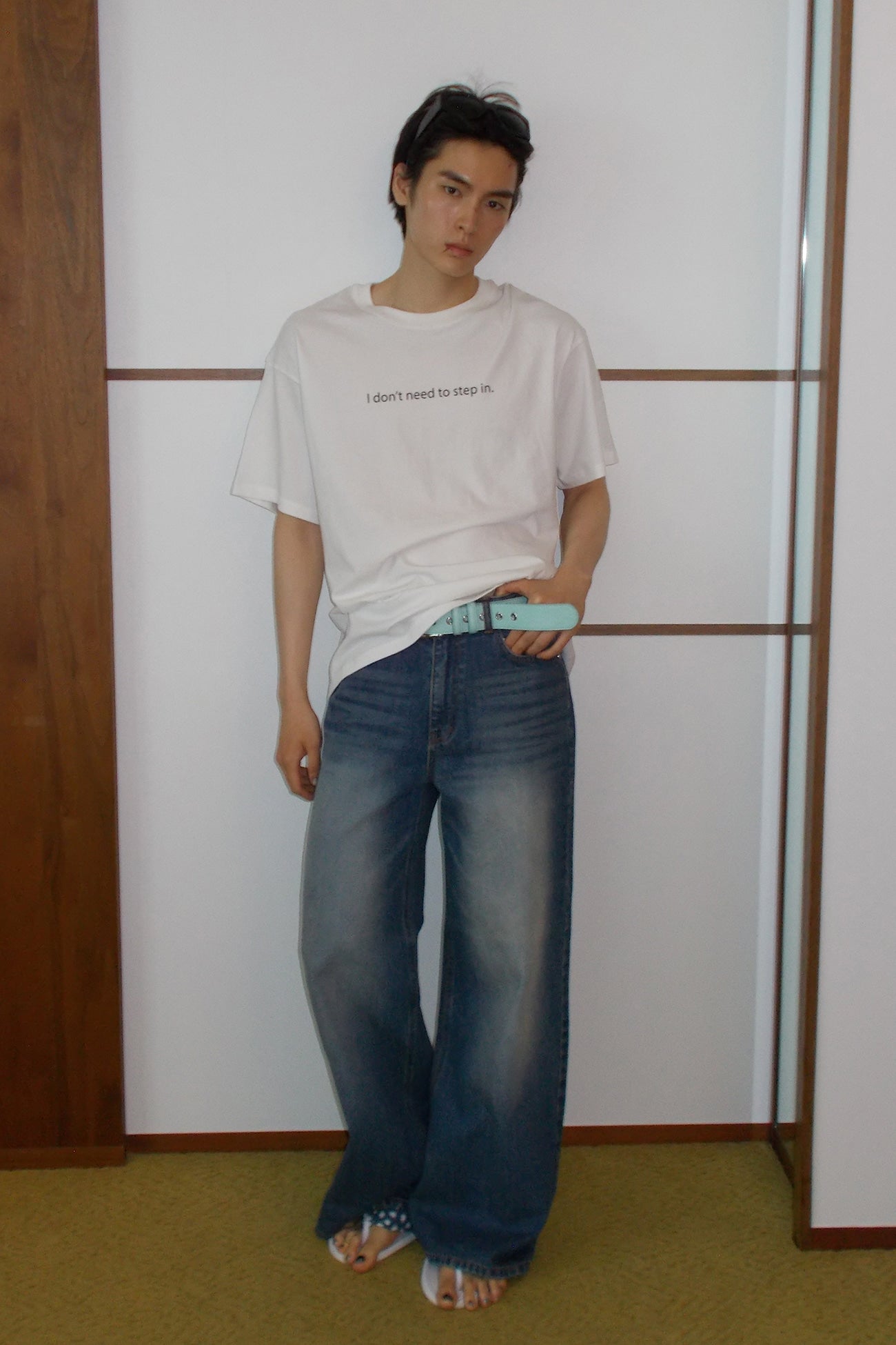 Deinet - I Don't Need To Step In T-Shirt (White) product image 6 | TRAB K-Fashion Australia