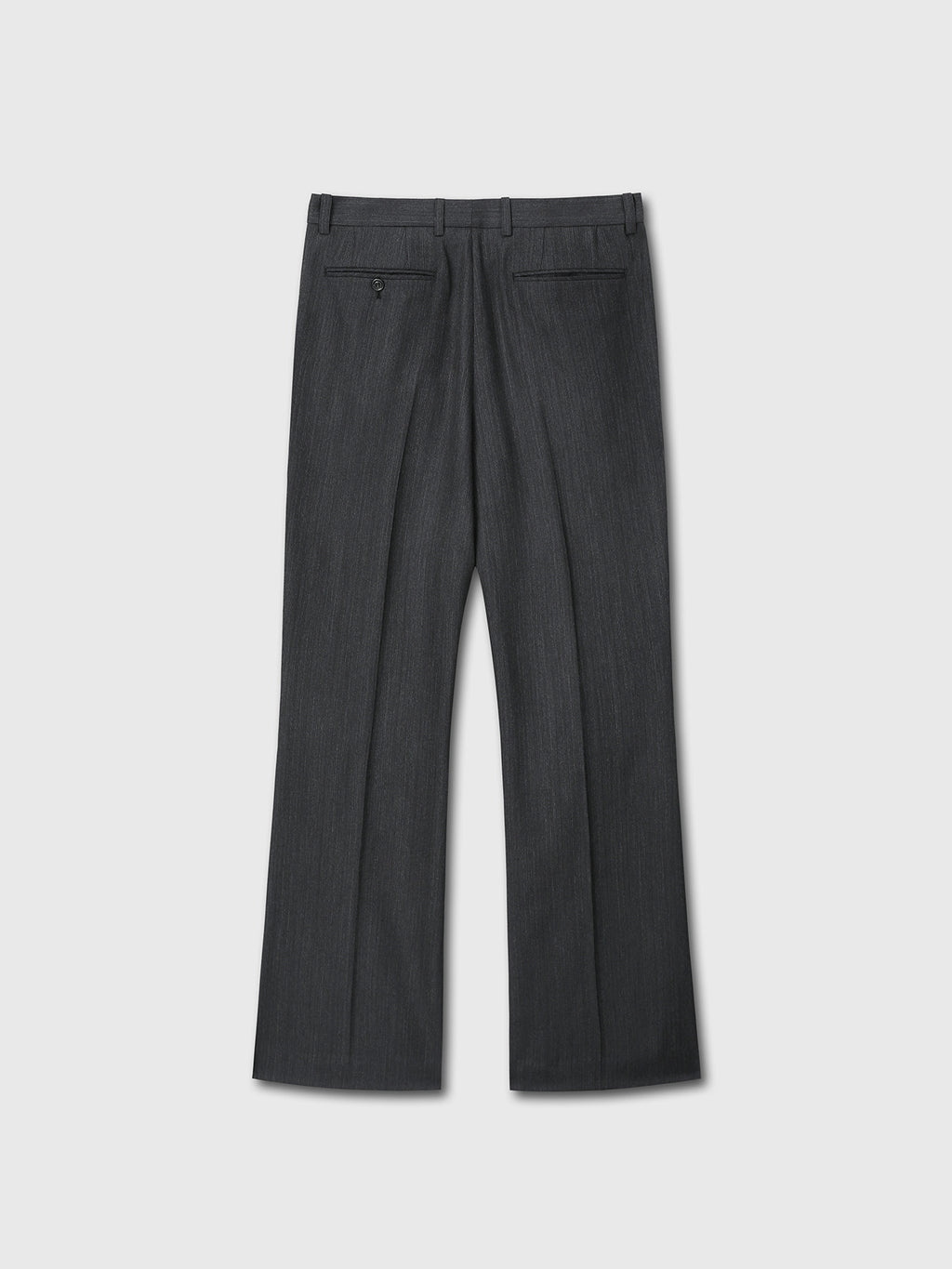 Tonywack - Virgin Wool Stripe Flared Trouser (Grey/Black) product image 10 | TRAB K-Fashion Australia