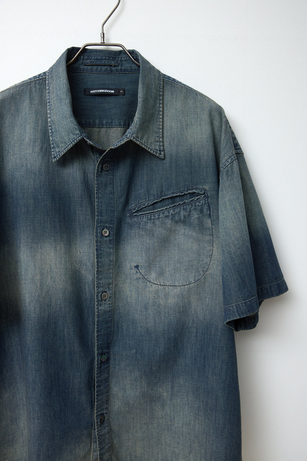 Hatchingroom - Over Shirt Denim (Blue) product image 3 | TRAB K-Fashion Australia