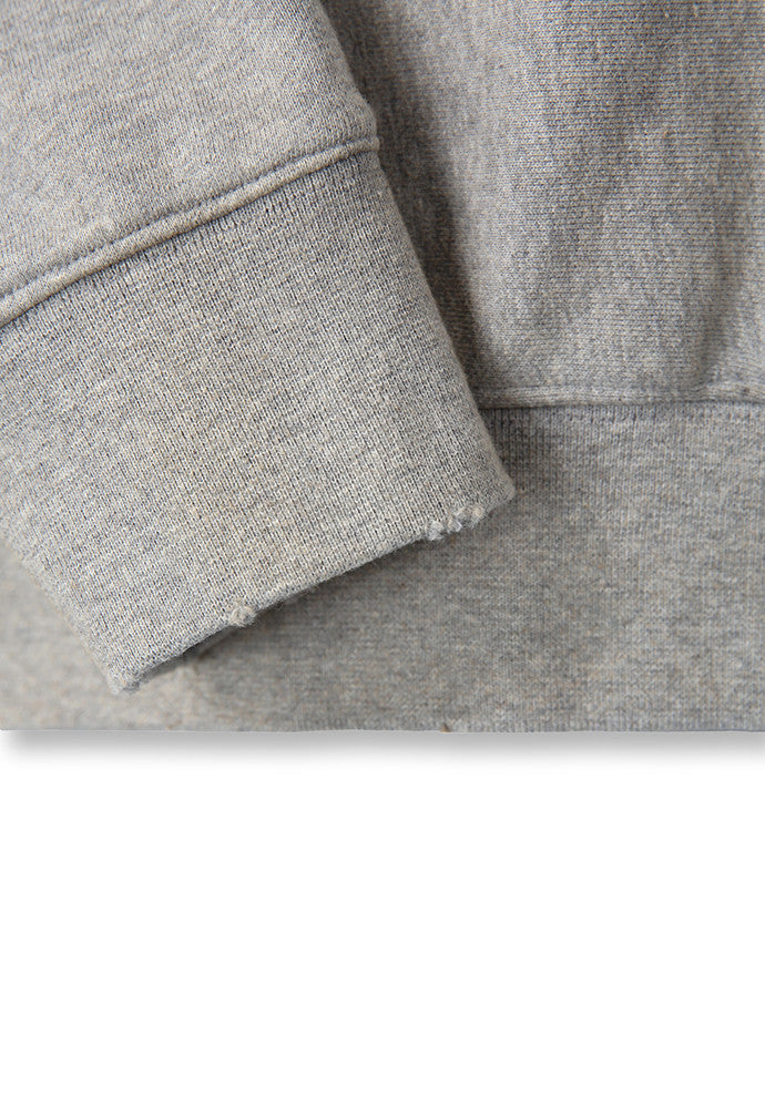 Art if acts - Garment Dyed Sweat Hooded Zip-Up (Melange Grey) product image 14 | TRAB K-Fashion Australia