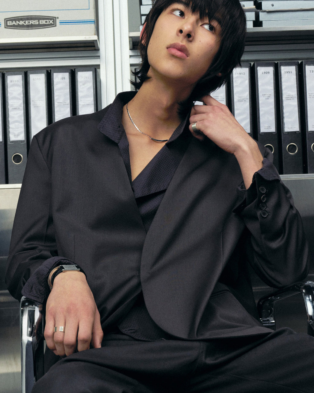 Numbering - ID Bar Necklace #7851 product image 6 | TRAB K-Fashion Australia