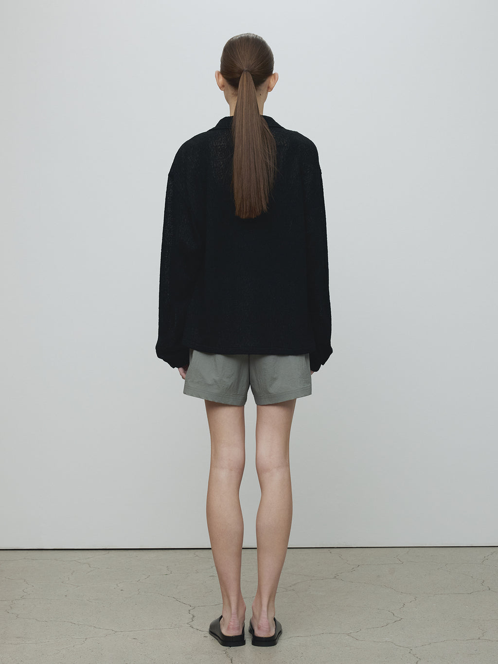 Tonywack - Drawstring Tech Shorts (Olive Grey) product image 3 | TRAB K-Fashion Australia