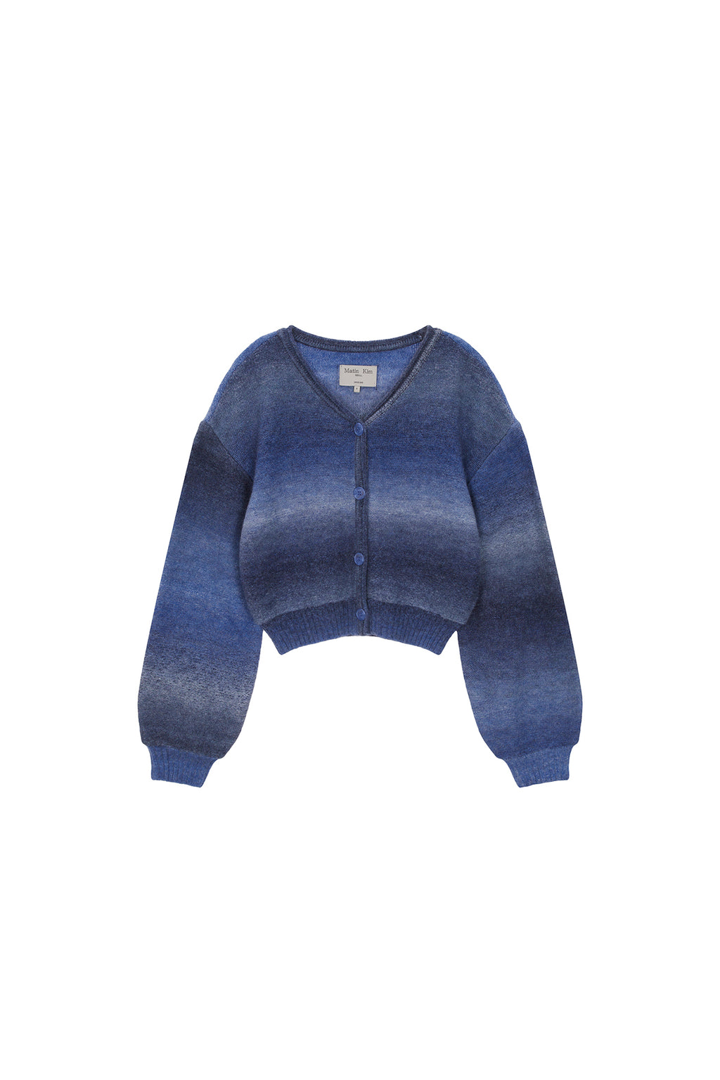 Matin Kim - Cozy Gradation Cardigan (Navy) product image 1 | TRAB K-Fashion Australia