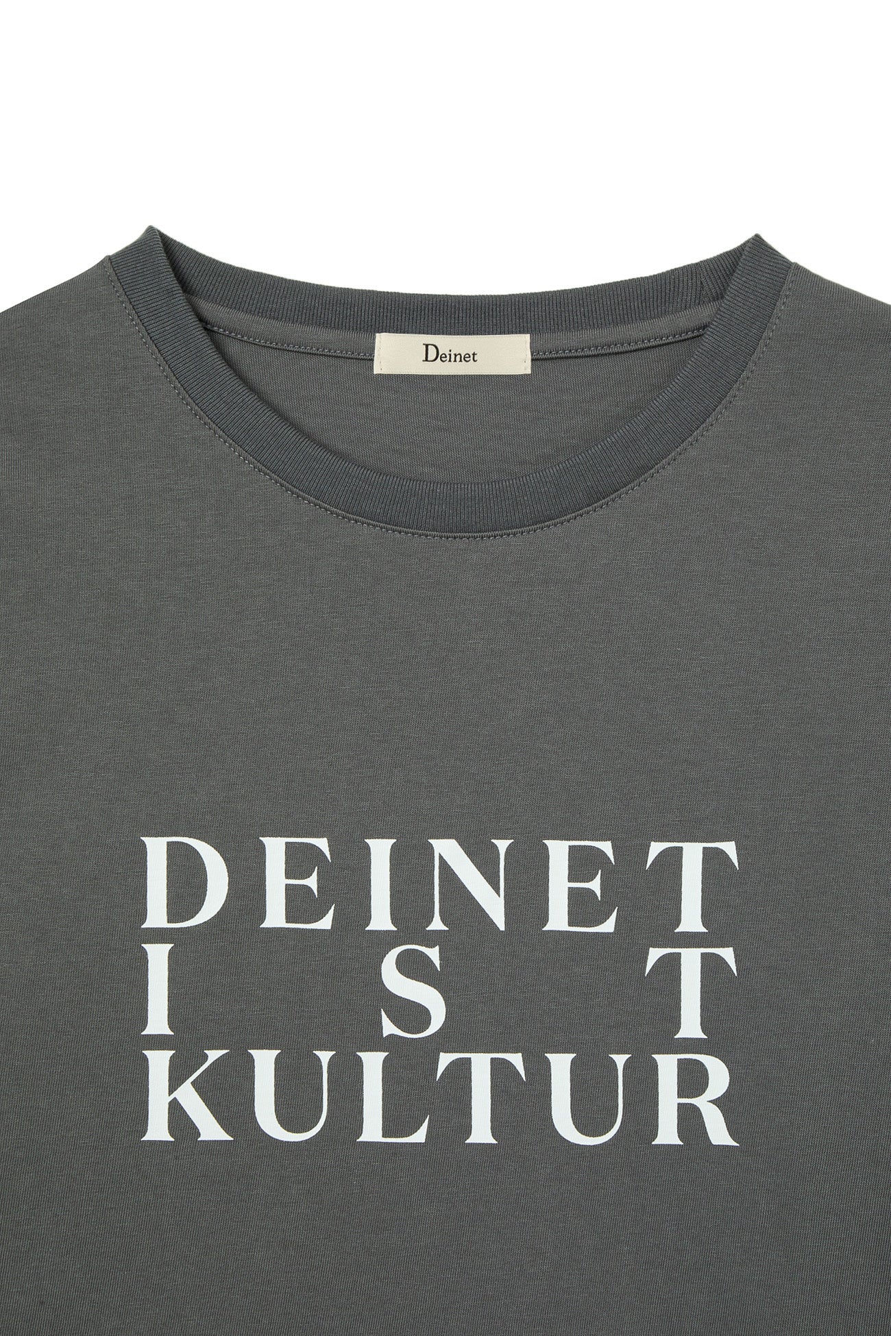 Deinet - Bi Graphic Slimsized T-Shirt (Charcoal) product image 3 | TRAB K-Fashion Australia