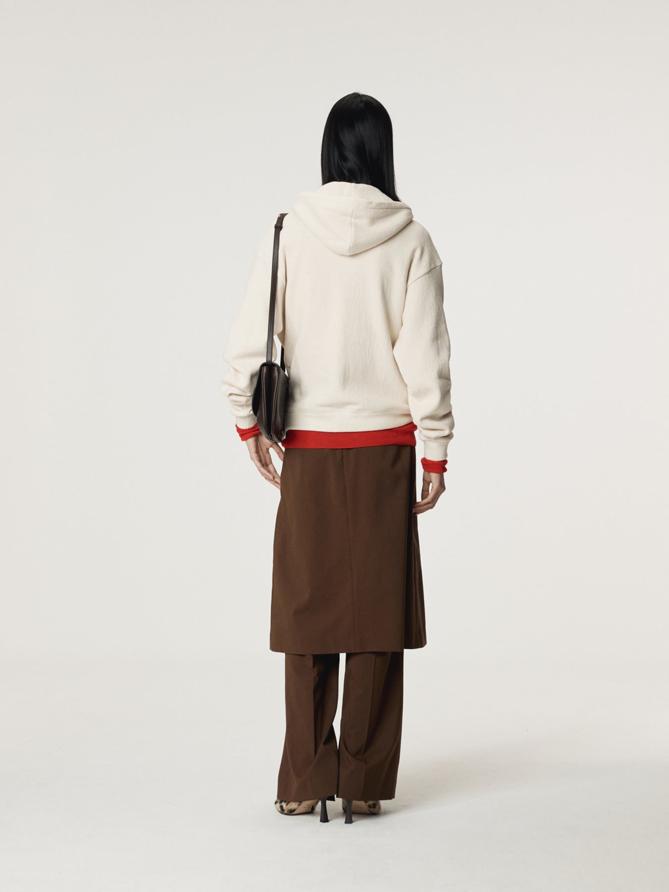 Recto - Rc Layered Skirt Pants (Tobacco) product image 3 | TRAB K-Fashion Australia