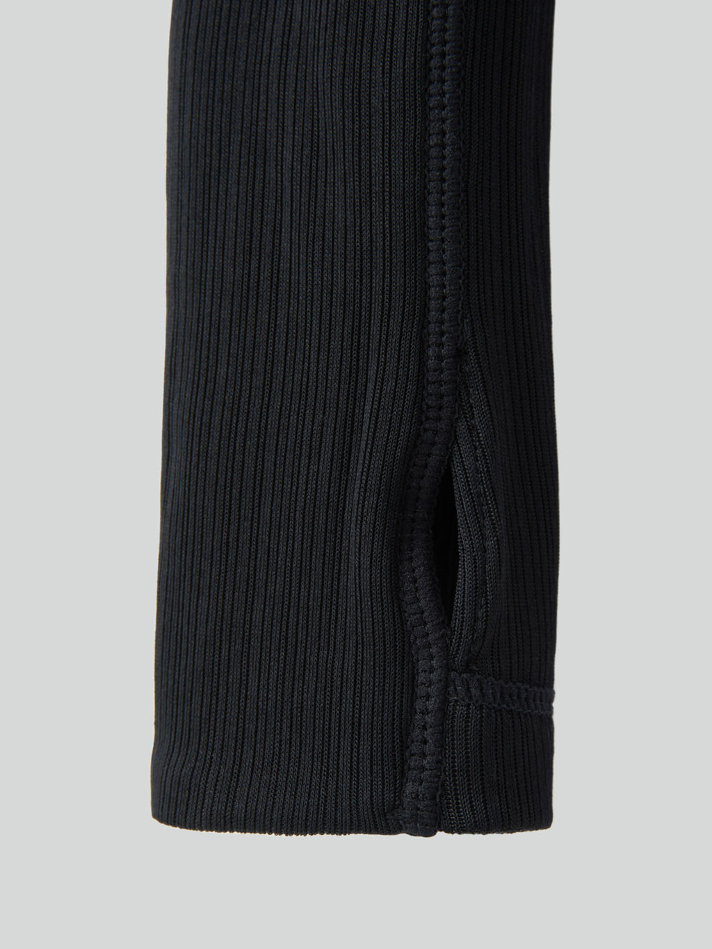 Recto - Sheer Jersey Fitted Zip Hoodie (Black) product image 9 | TRAB K-Fashion Australia