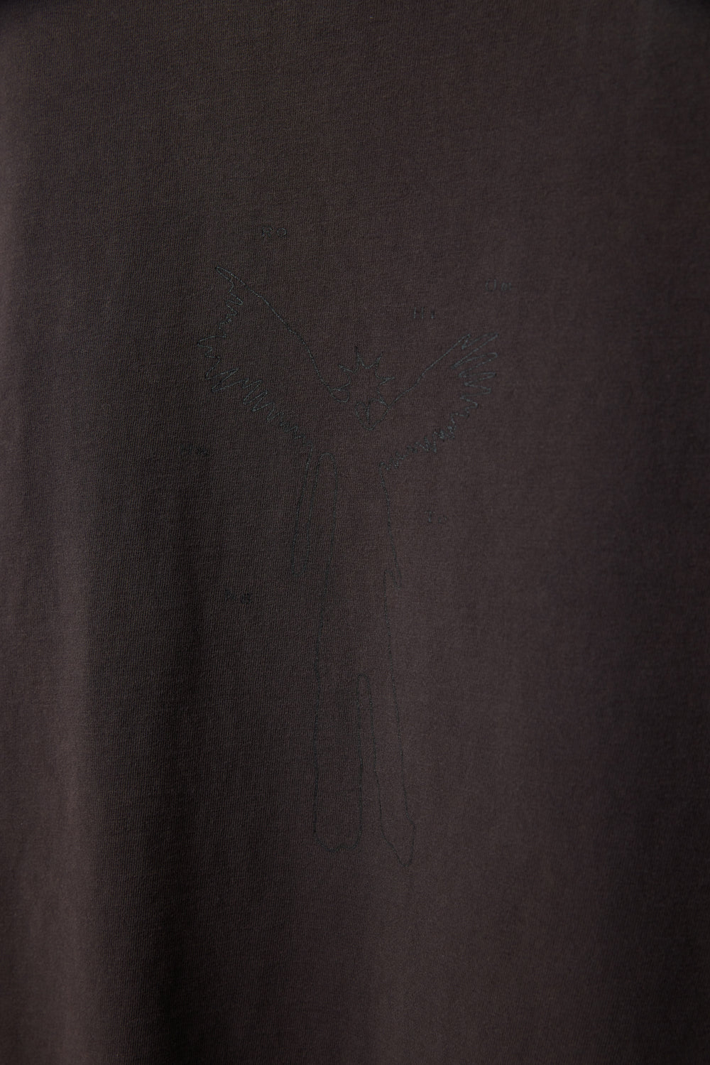 Hatchingroom - Angel Flash Man Tee 1/2 Brown (Charcoal) product image 4 | TRAB K-Fashion Australia