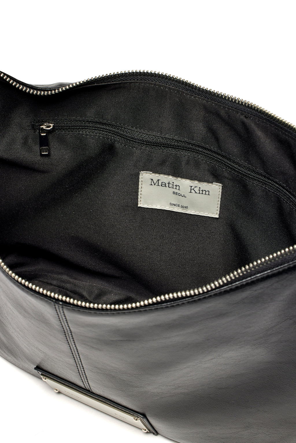 Matin Kim - Stud Leather Hobo Bag (Black) product image 4 | TRAB K-Fashion Australia