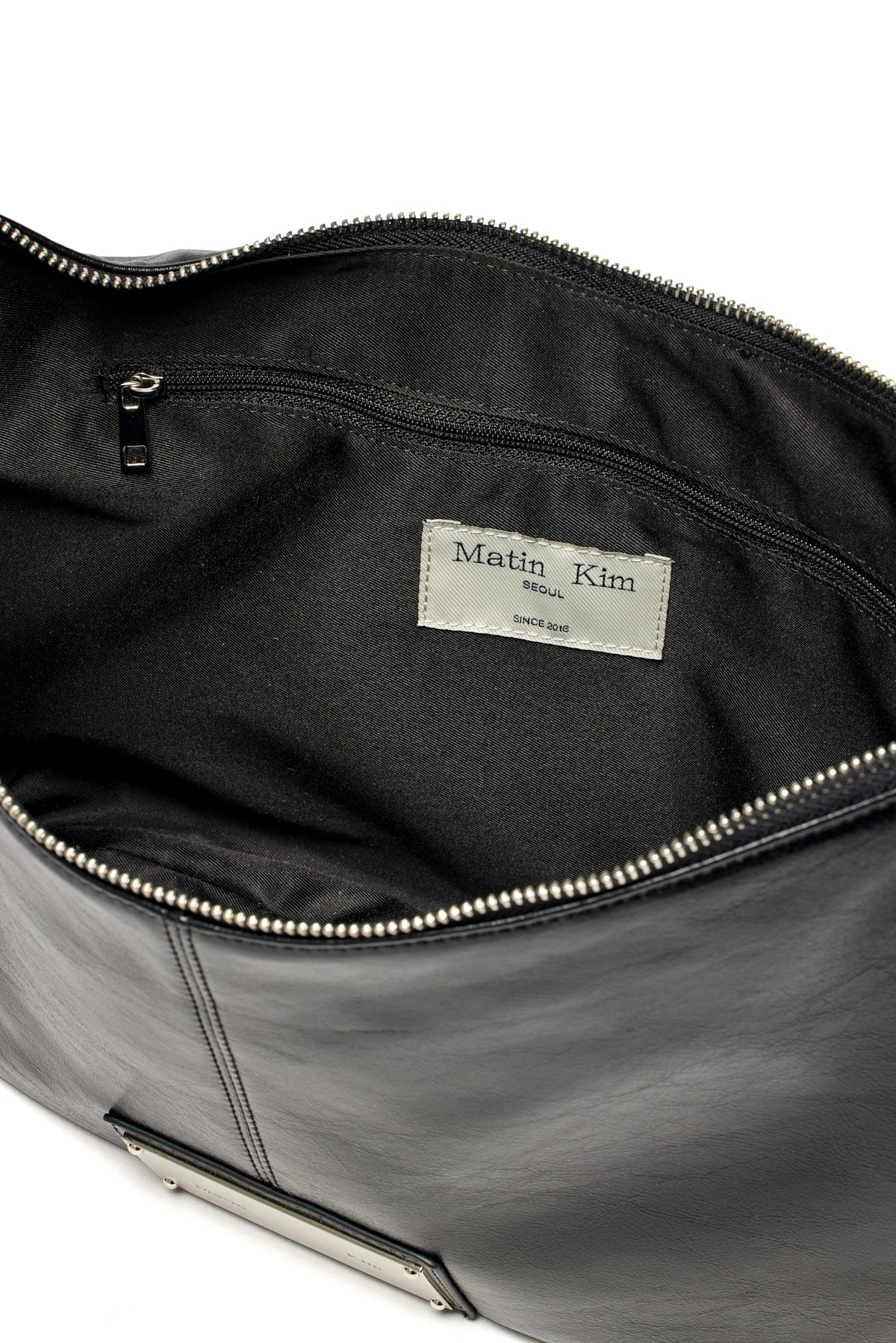 Matin Kim - Stud Leather Hobo Bag (Black) product image 4 | TRAB K-Fashion Australia