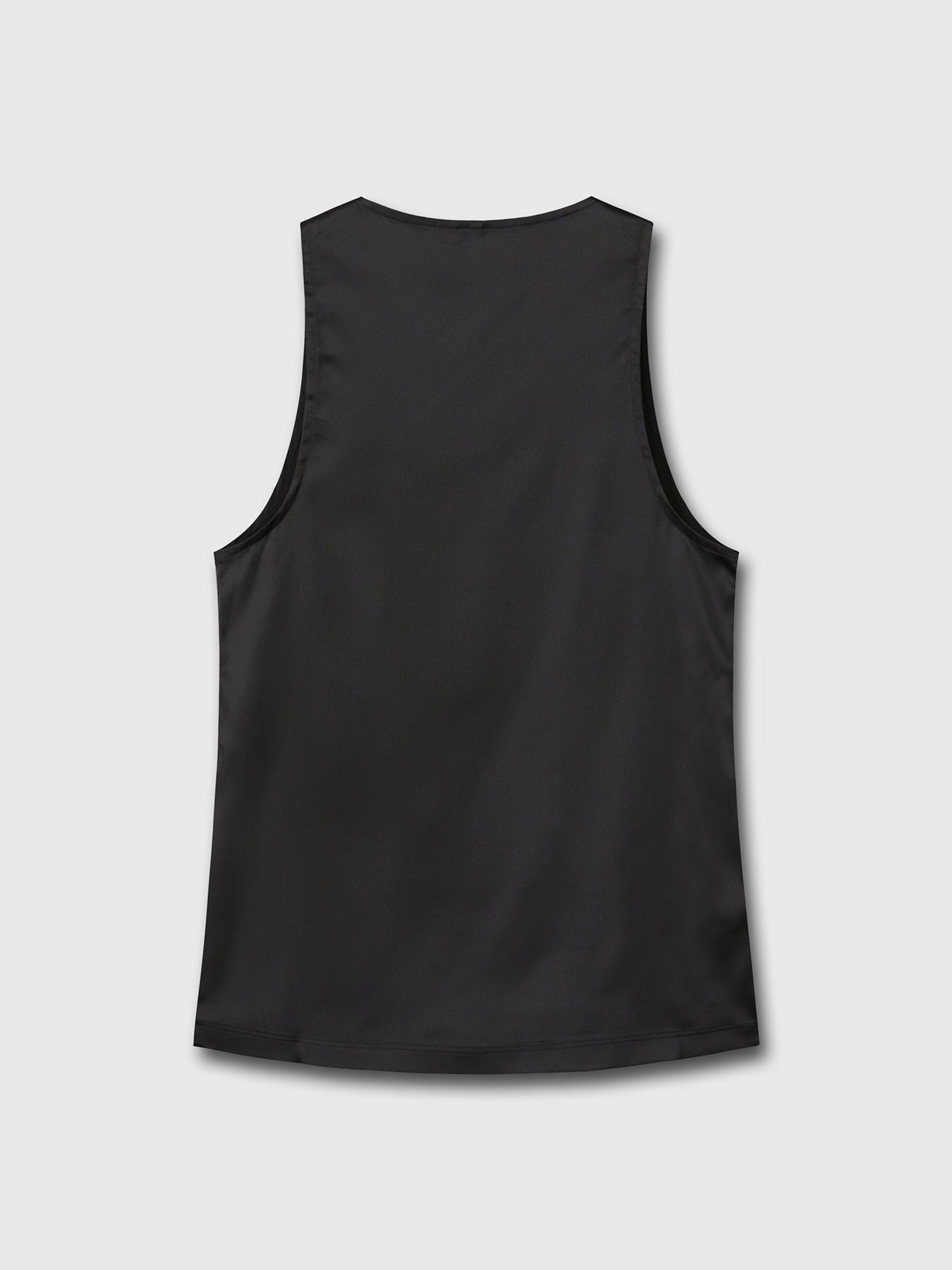 Tonywack - Tailored Satin Sleeveless Top (Black) product image 6 | TRAB K-Fashion Australia