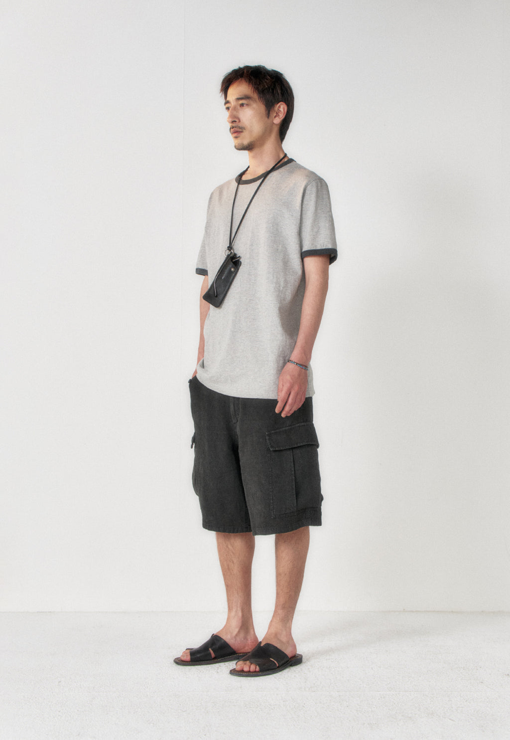 Art if acts - Linen M-51 Shorts (Black) product image 3 | TRAB K-Fashion Australia