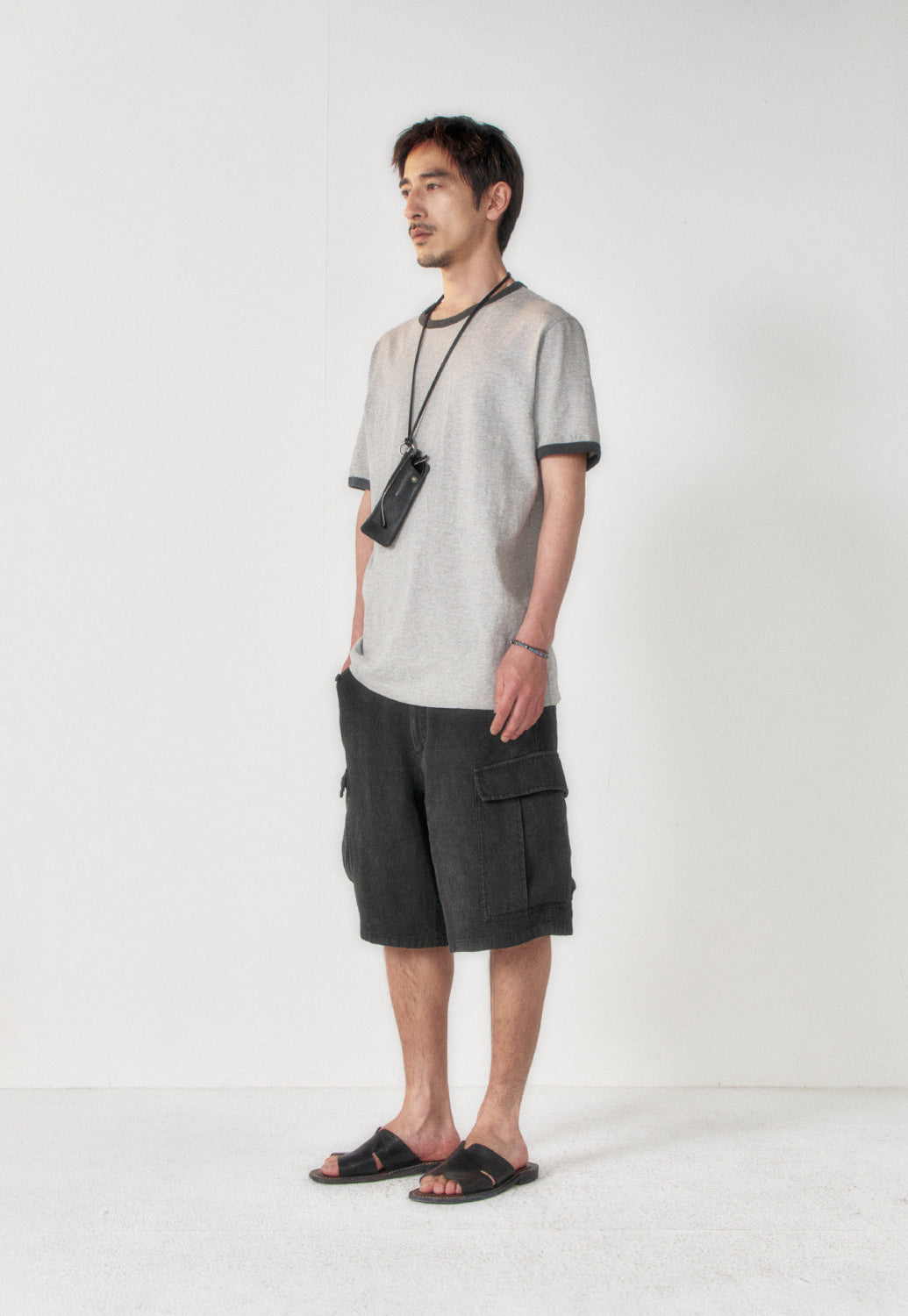 Art if acts - Linen M-51 Shorts (Black) product image 3 | TRAB K-Fashion Australia