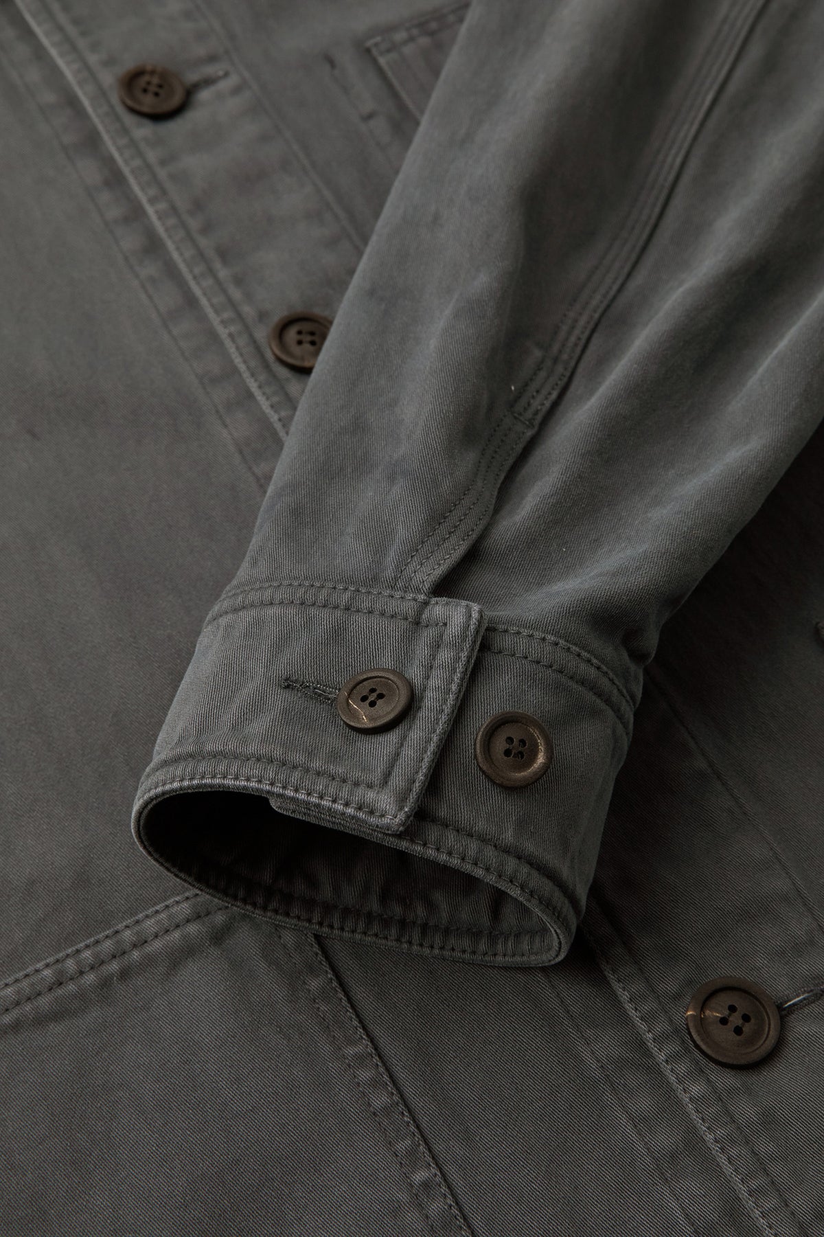 Coor - Dyed Moleskin Chore Jacket (Washed Charcoal) product image 6 | TRAB K-Fashion Australia