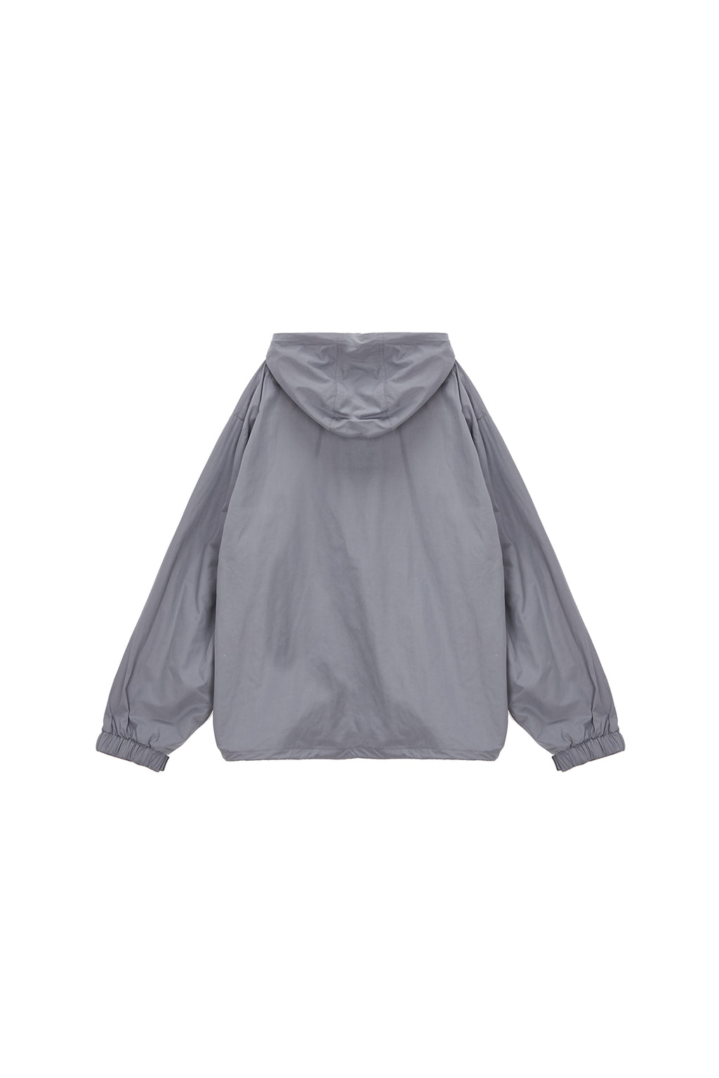 Matin Kim - Reflexed Logo Print Anorak Jumper (Grey) product image 2 | TRAB K-Fashion Australia