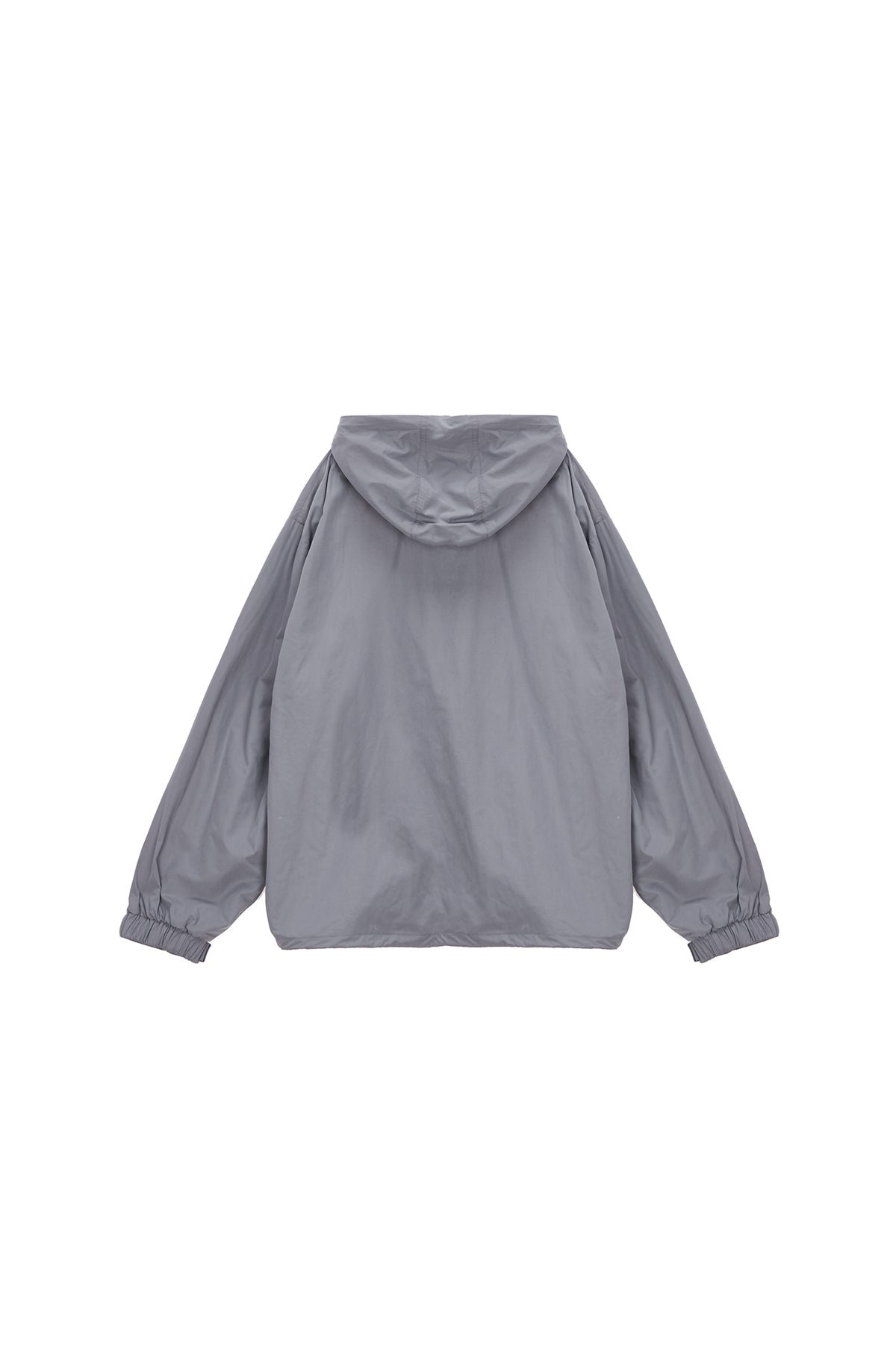Matin Kim - Reflexed Logo Print Anorak Jumper (Grey) product image 2 | TRAB K-Fashion Australia