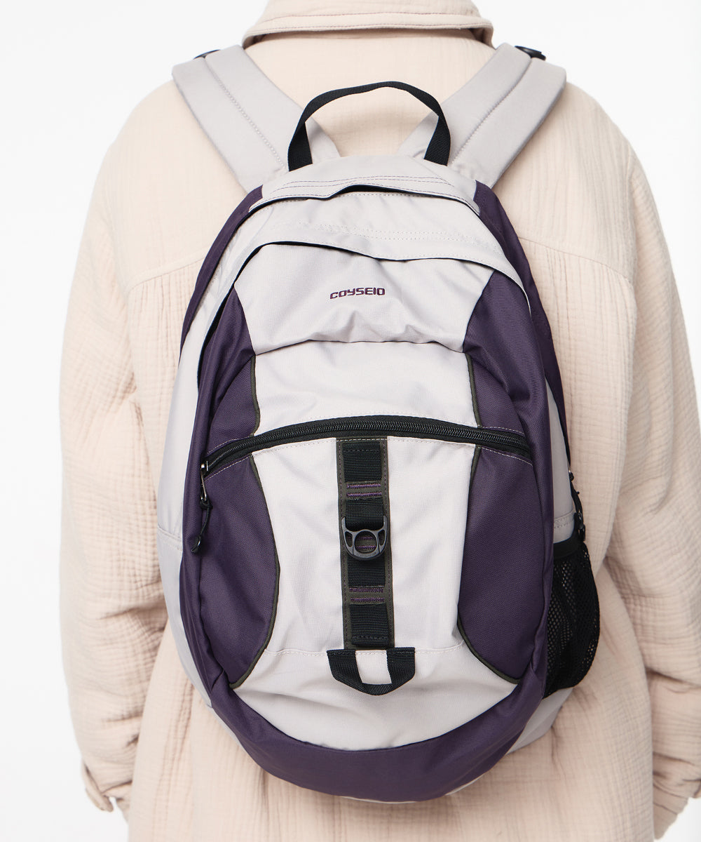 Coyseio - Retro Oxford Backpack (Grey) product image 4 | TRAB K-Fashion Australia