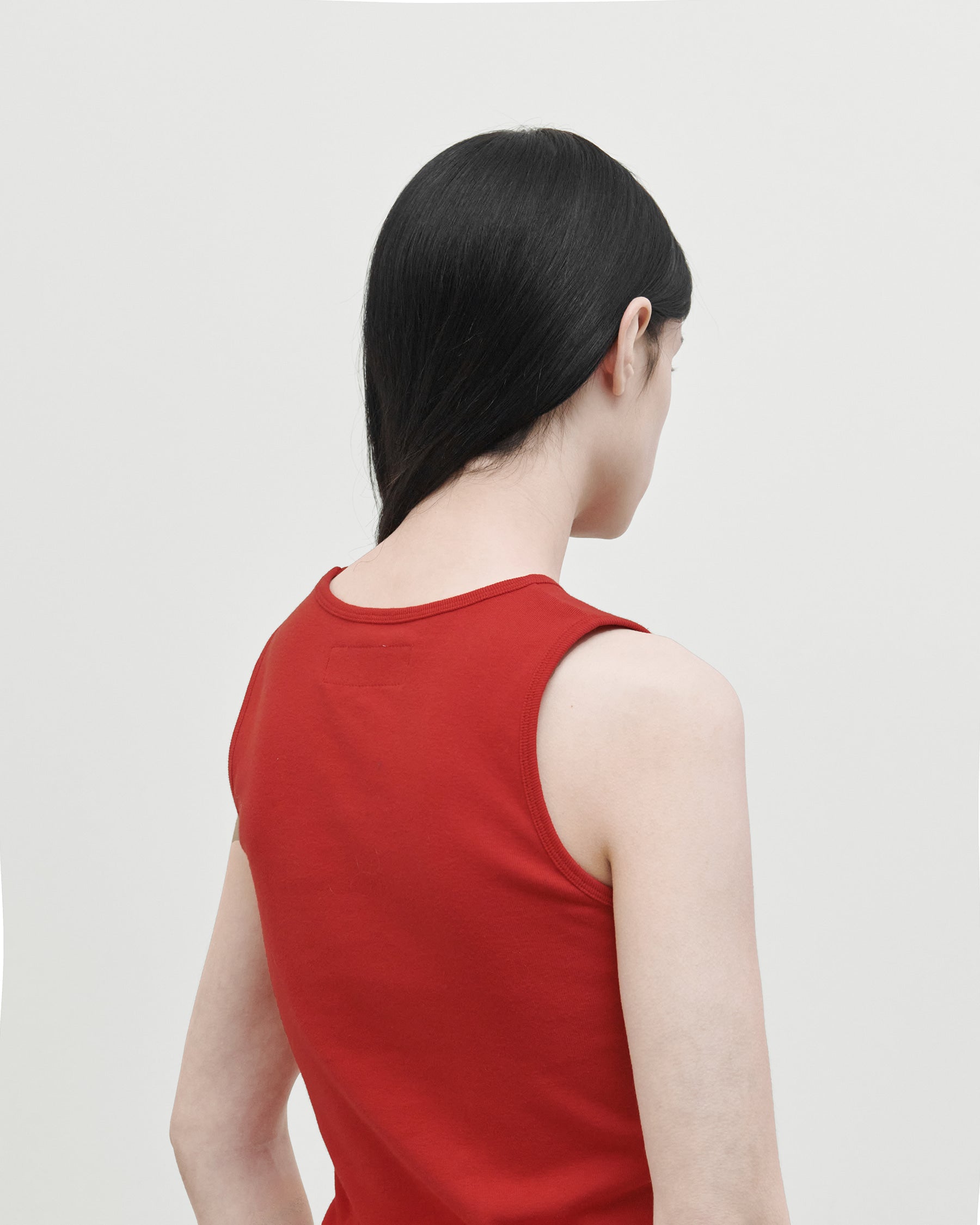 Brownyard - V Neck Top Sleeveless (Red) product image 3 | TRAB K-Fashion Australia