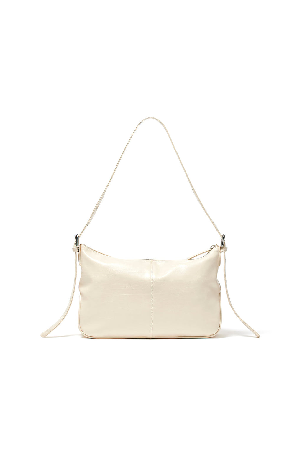 Matin Kim - Double Pocket Shoulder Bag (Cream) product image 2 | TRAB K-Fashion Australia