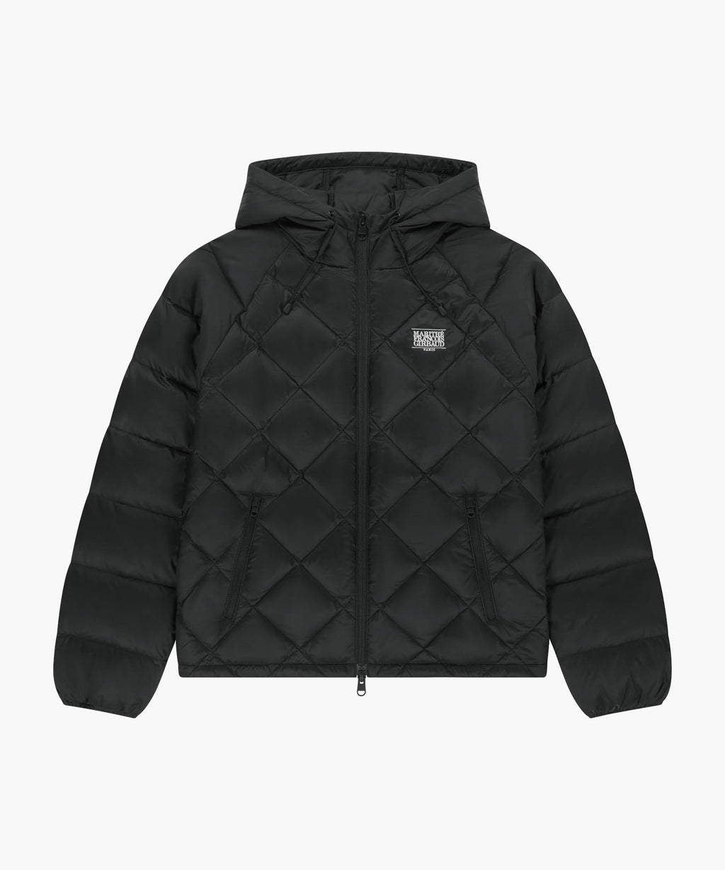 Marithe & Francois Girbaud - Hooded Lightweight Down Jacket (Black) product image 6 | TRAB K-Fashion Australia